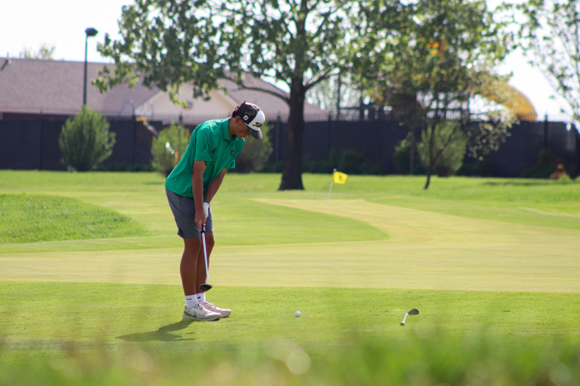 Golf at home (Photos by Kaelyn Kissack)