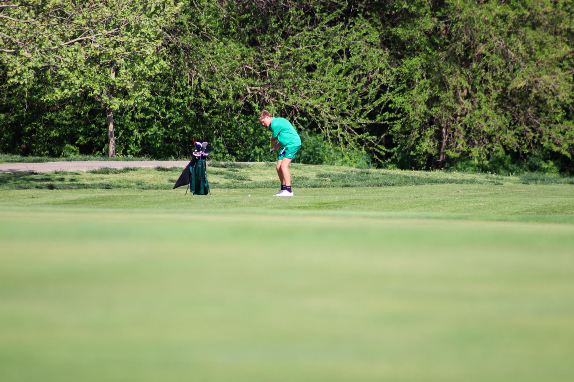 Golf at home (Photos by Kaelyn Kissack)