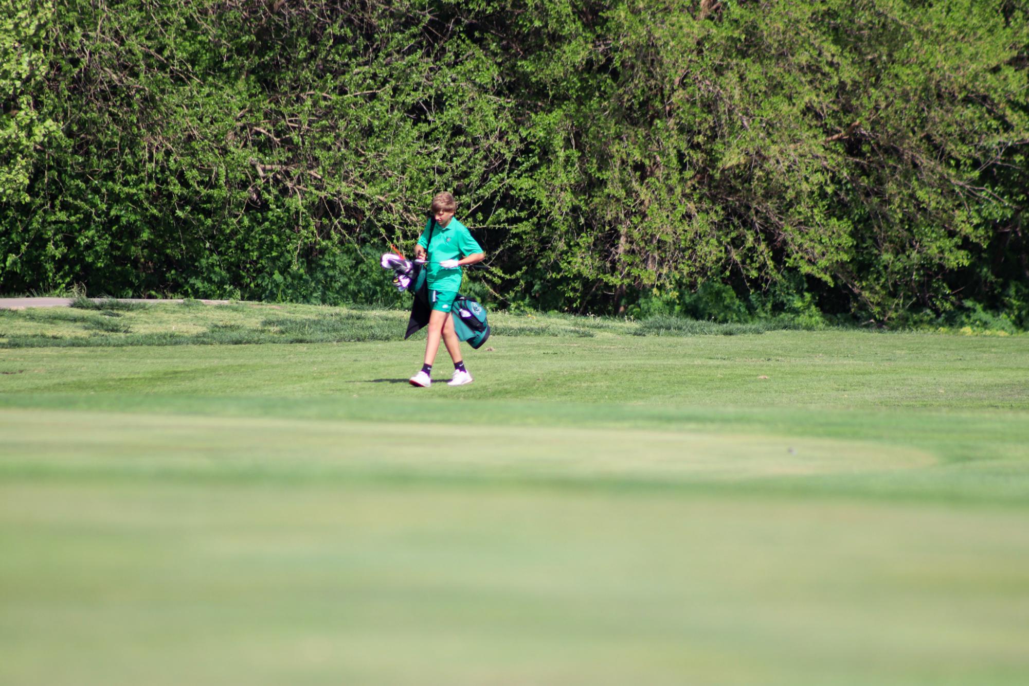 Golf at home (Photos by Kaelyn Kissack)