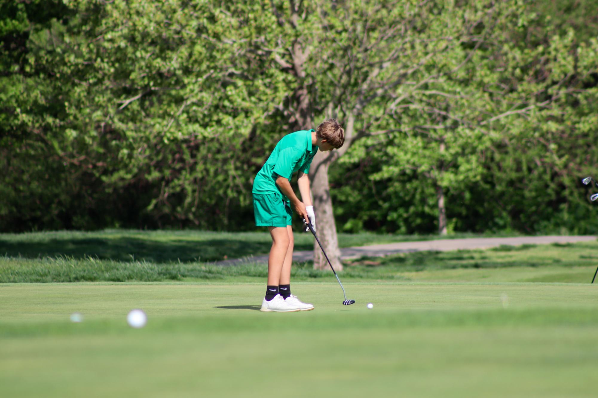 Golf at home (Photos by Kaelyn Kissack)