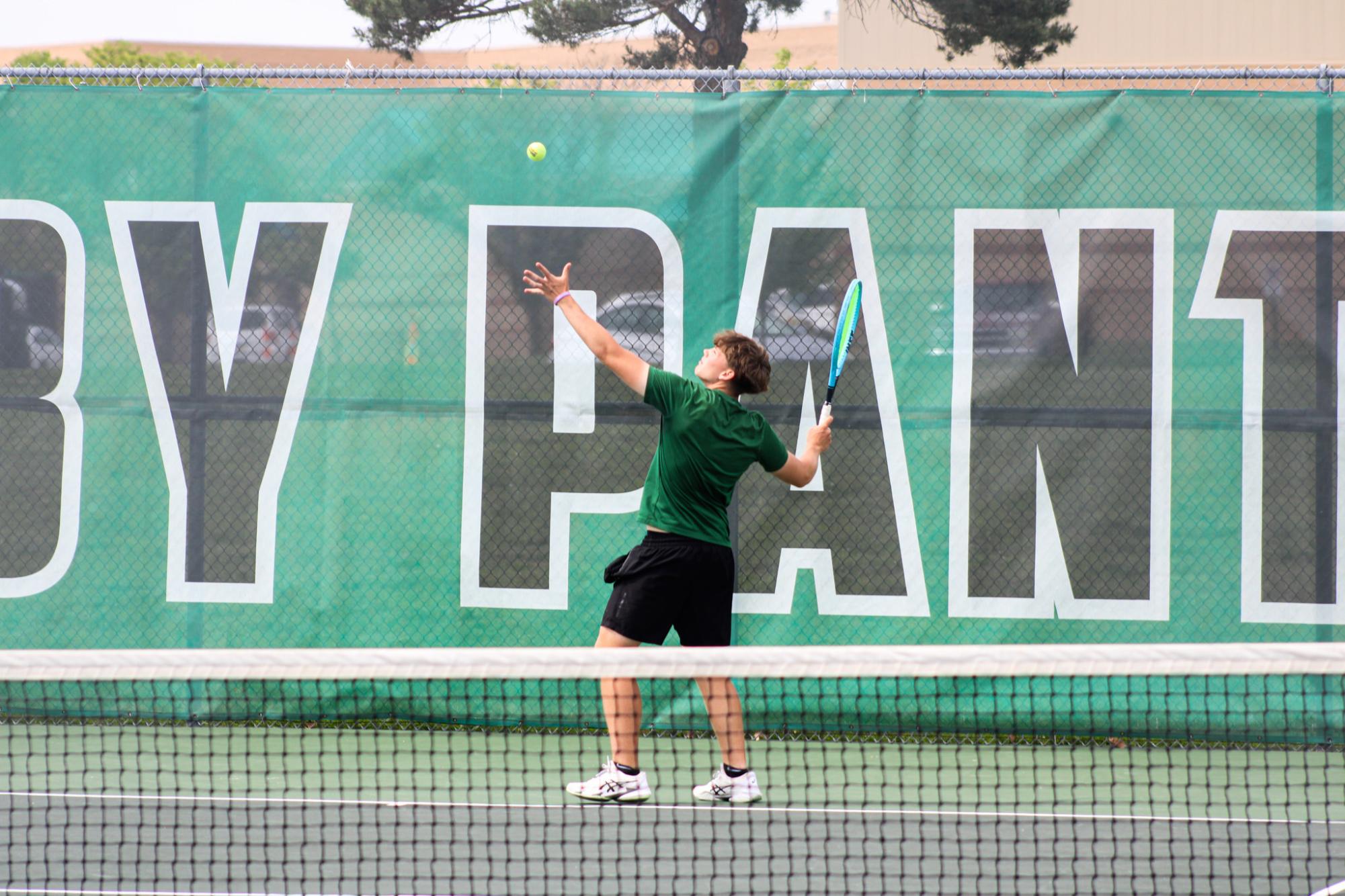 Varsity Tennis League Match (Photos by Kaelyn Kissack)