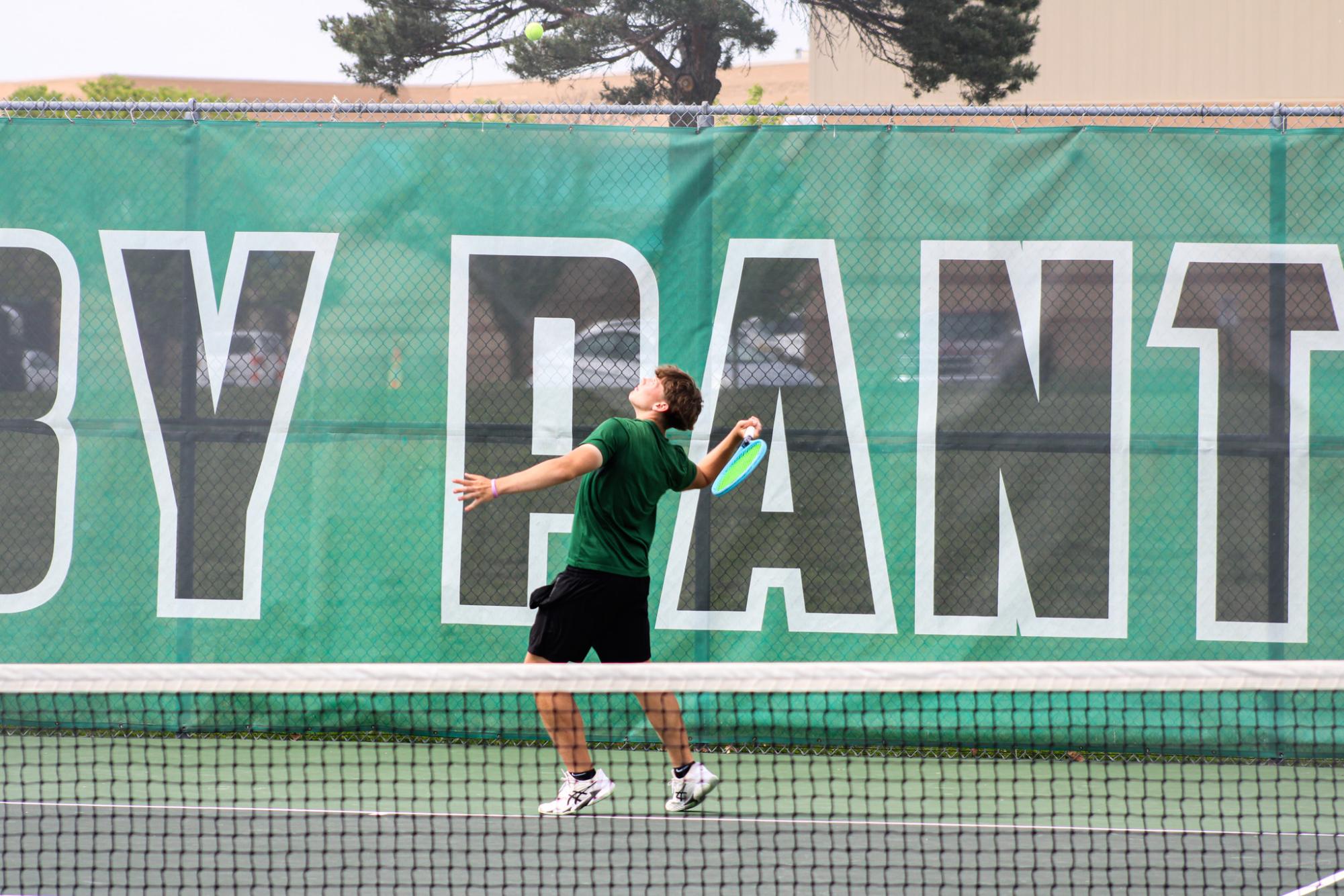 Varsity Tennis League Match (Photos by Kaelyn Kissack)
