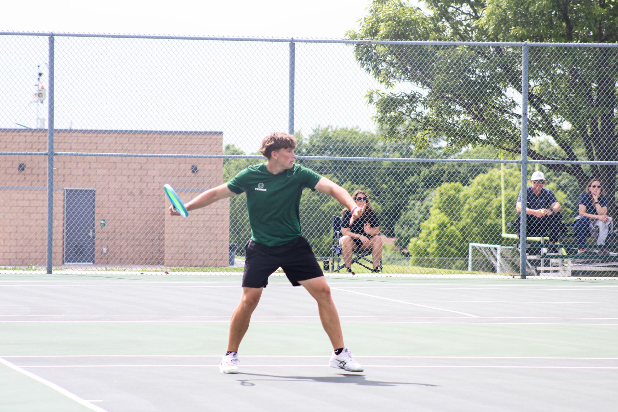 Varsity Tennis League Match (Photos by Kaelyn Kissack)