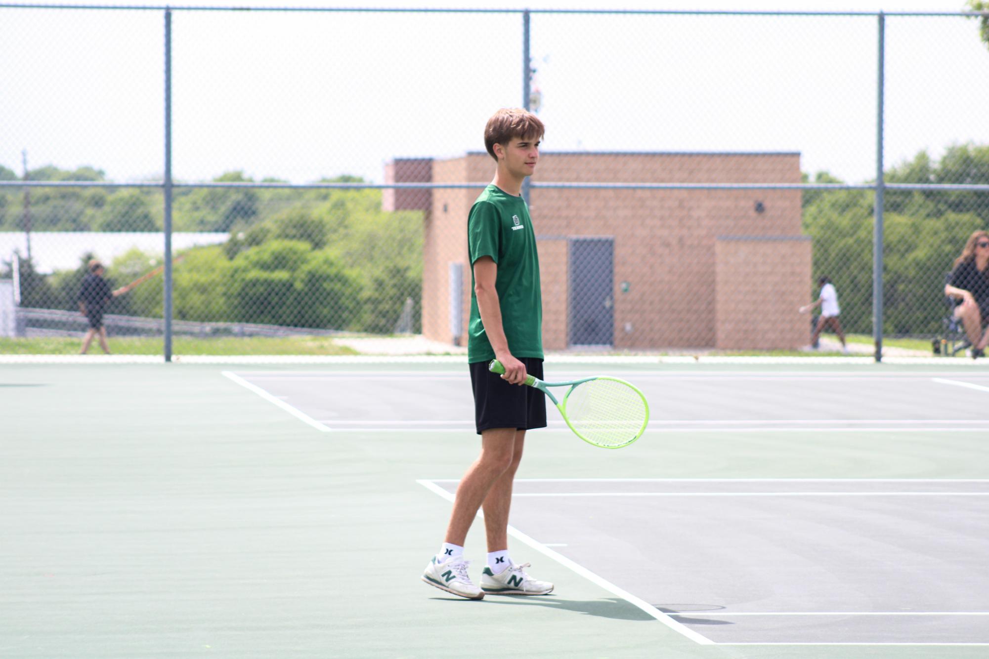Varsity Tennis League Match (Photos by Kaelyn Kissack)
