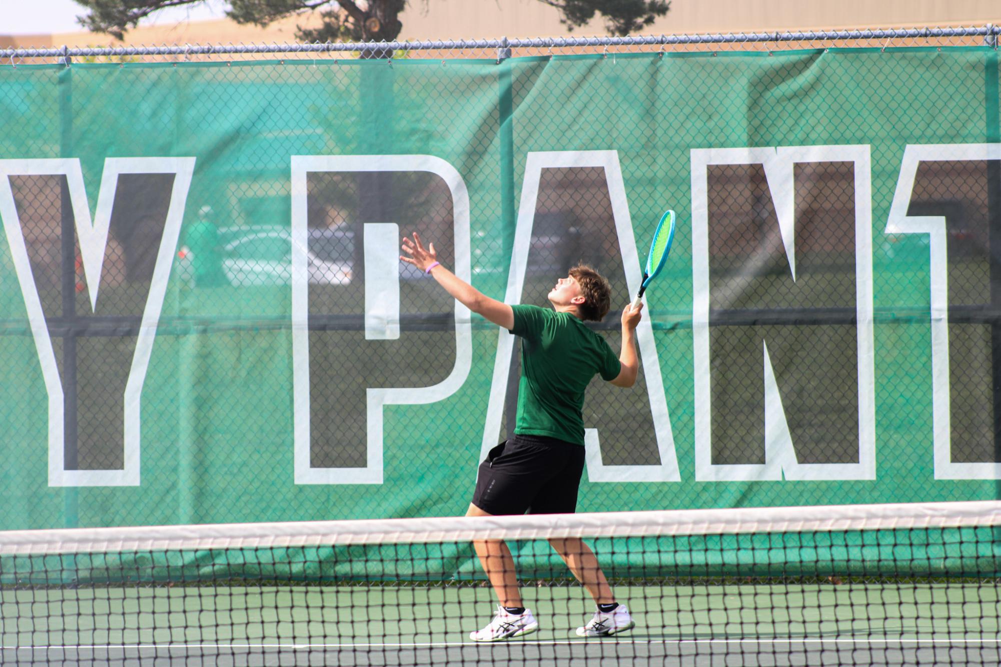Varsity Tennis League Match (Photos by Kaelyn Kissack)