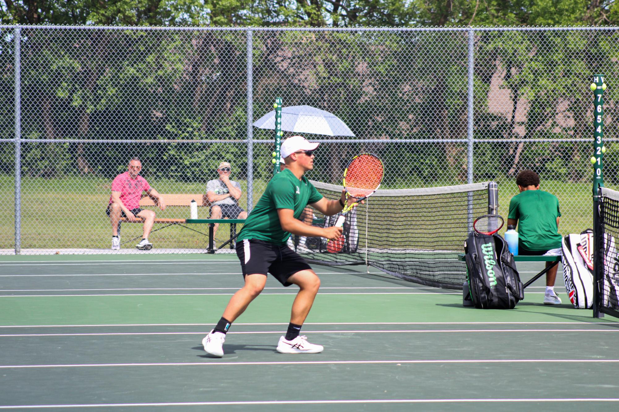 Varsity Tennis League Match (Photos by Kaelyn Kissack)