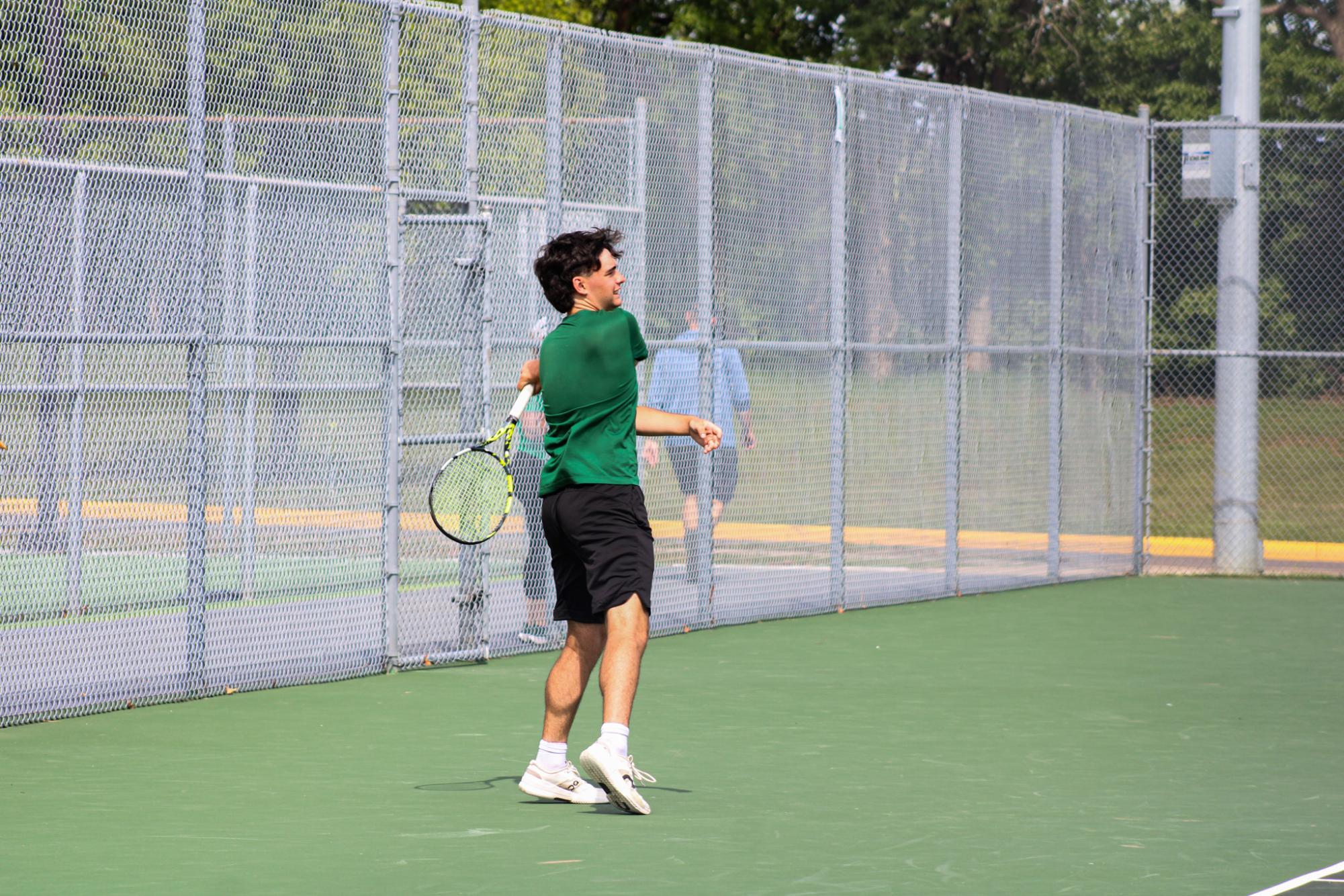Varsity Tennis League Match (Photos by Kaelyn Kissack)