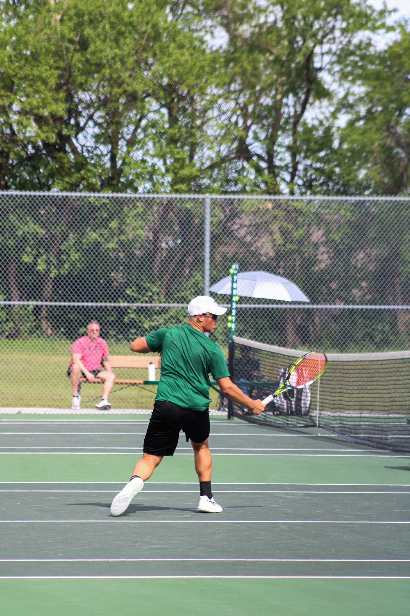 Varsity Tennis League Match (Photos by Kaelyn Kissack)