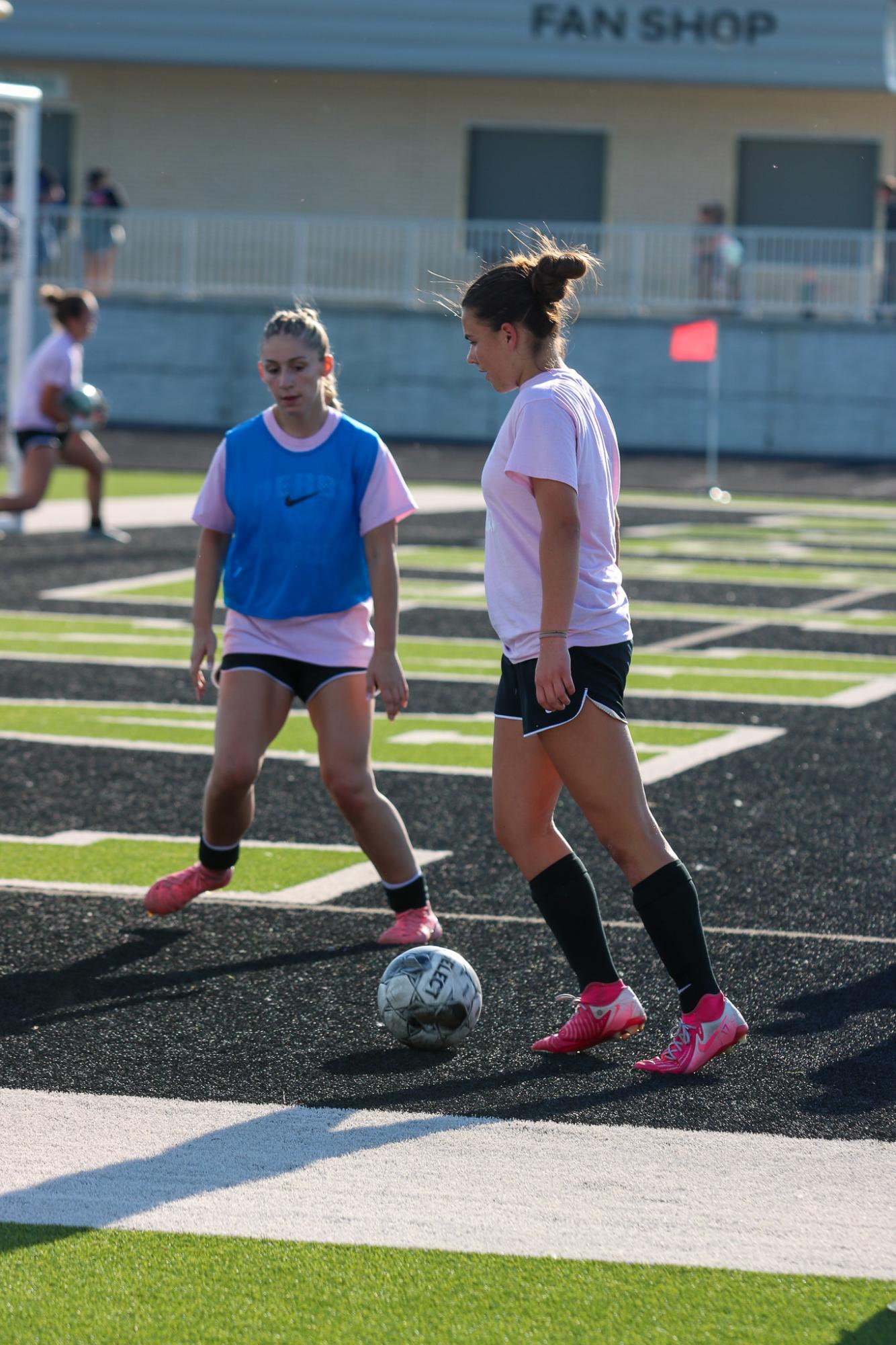 Girls varsity soccer vs. Wichita North (Photo by Delainey Stephenson)
