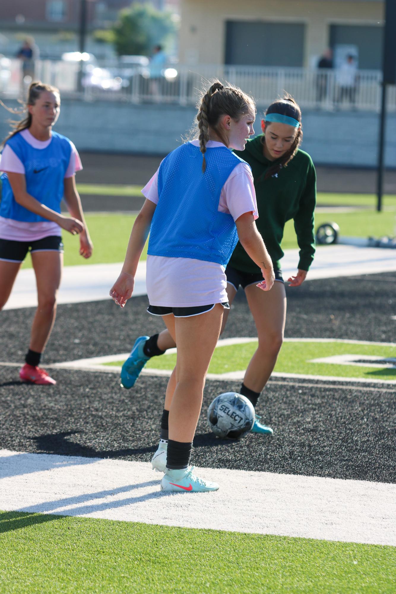 Girls varsity soccer vs. Wichita North (Photo by Delainey Stephenson)