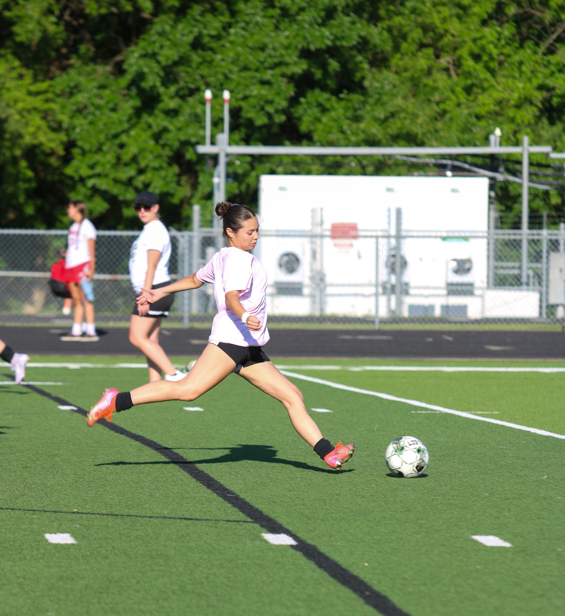 Girls varsity soccer vs. Wichita North (Photo by Delainey Stephenson)