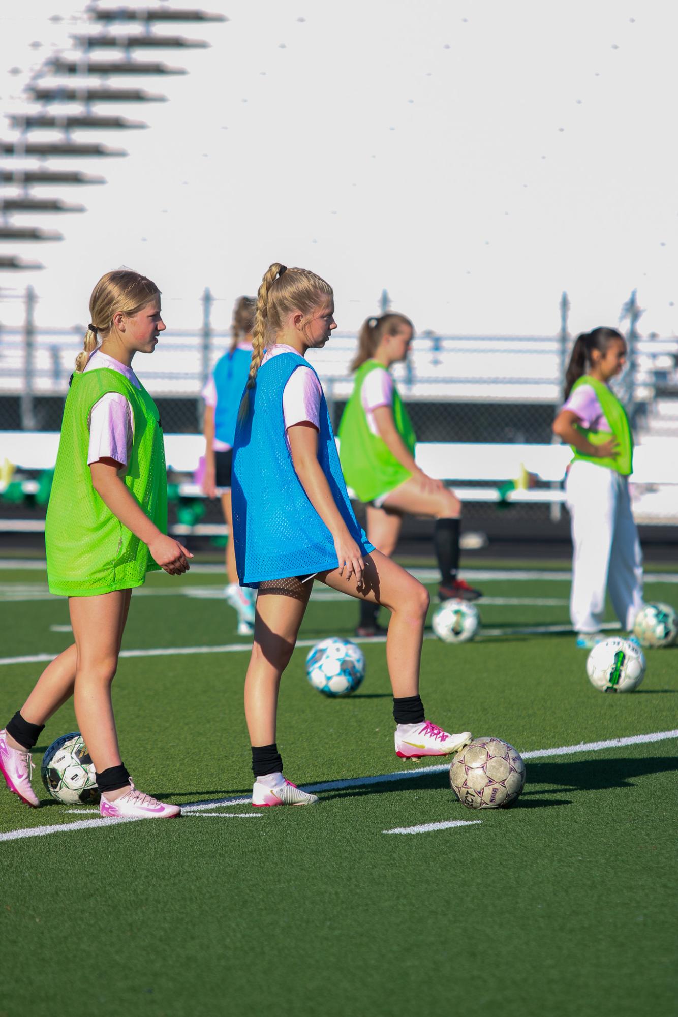Girls varsity soccer vs. Wichita North (Photo by Delainey Stephenson)