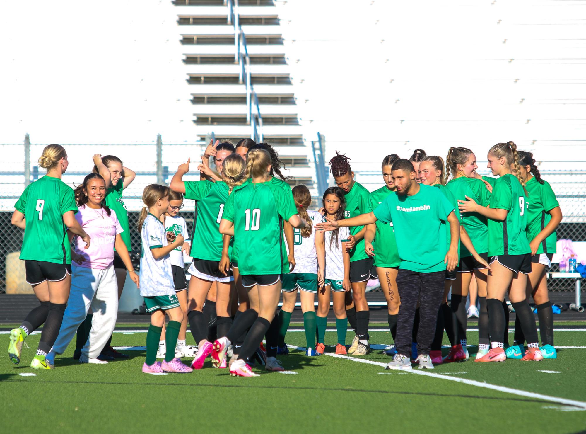 Girls varsity soccer vs. Wichita North (Photo by Delainey Stephenson)