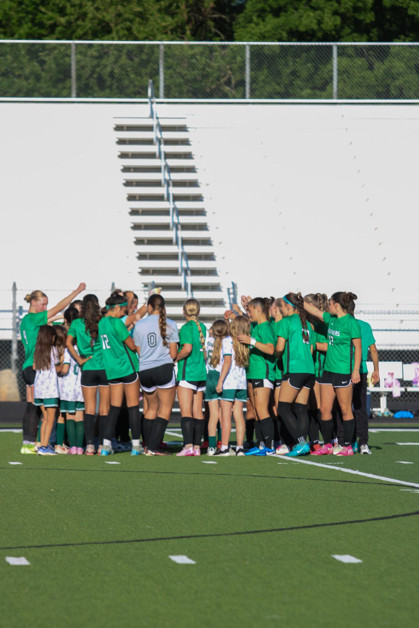 Girls varsity soccer vs. Wichita North (Photo by Delainey Stephenson)