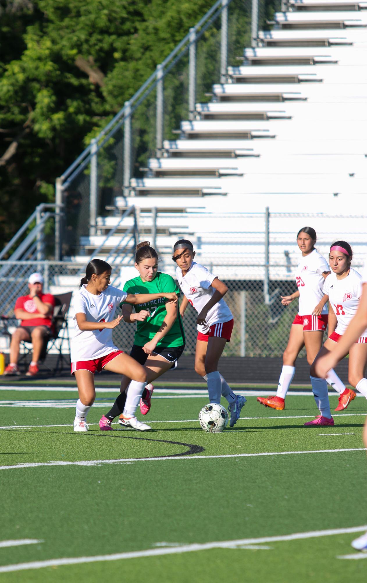 Girls varsity soccer vs. Wichita North (Photo by Delainey Stephenson)