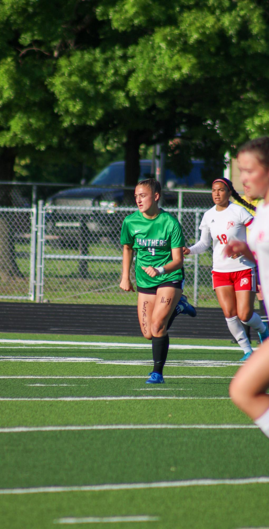 Girls varsity soccer vs. Wichita North (Photo by Delainey Stephenson)
