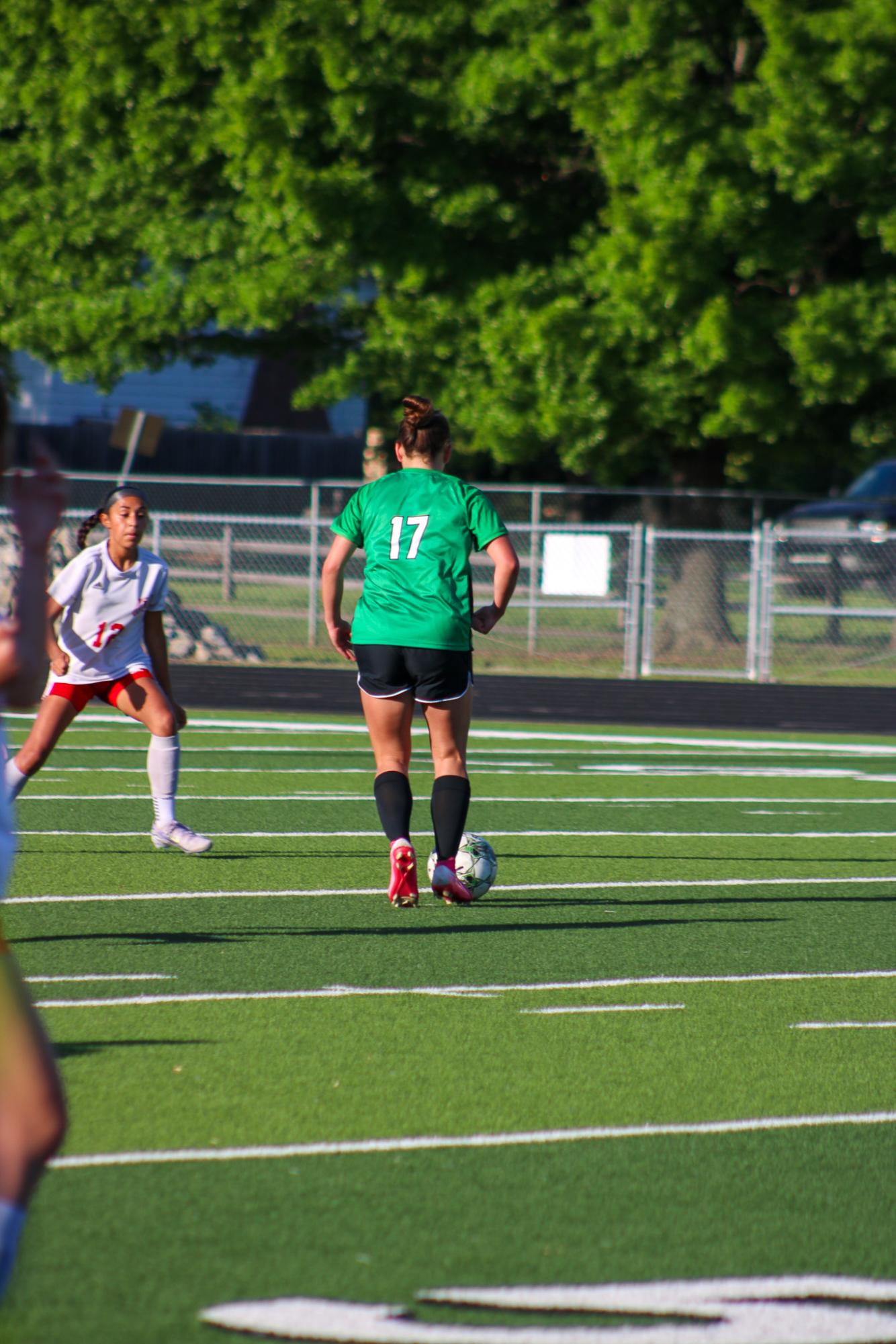 Girls varsity soccer vs. Wichita North (Photo by Delainey Stephenson)