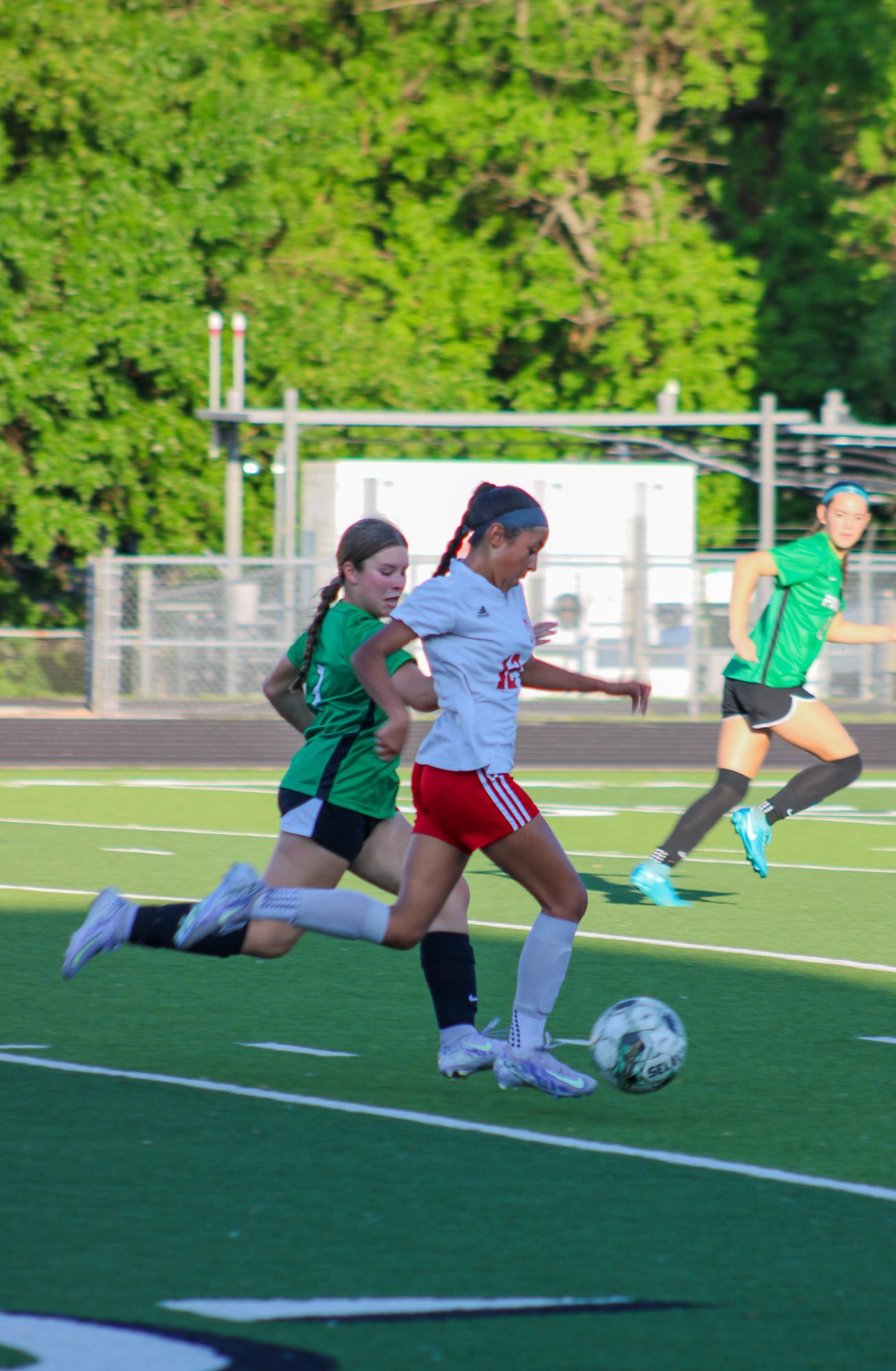 Girls varsity soccer vs. Wichita North (Photo by Delainey Stephenson)
