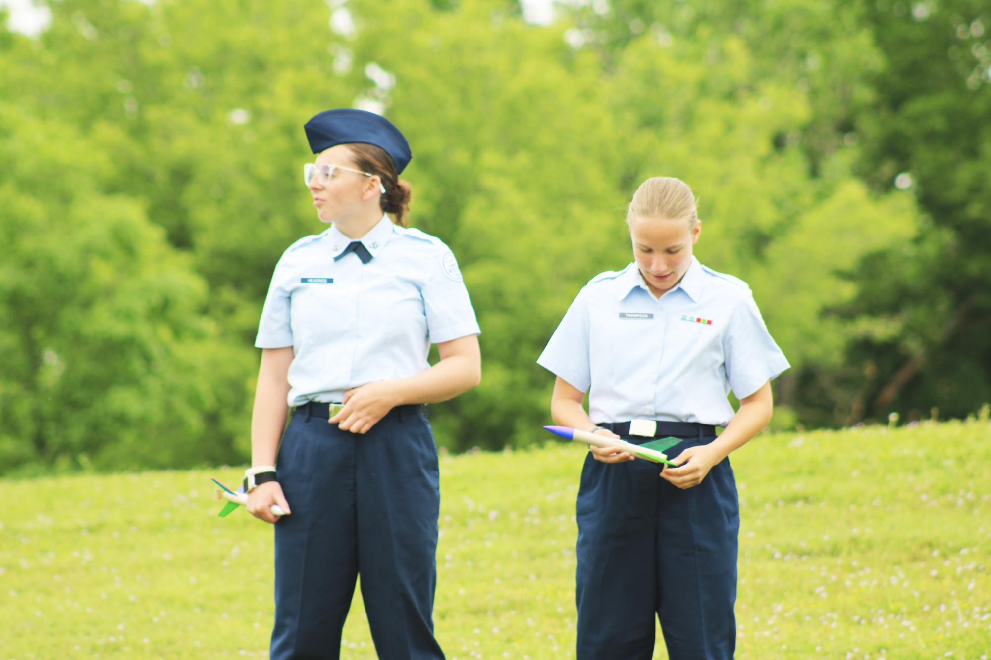 AFJROTC shooting rockets (photos by Emma Searle)