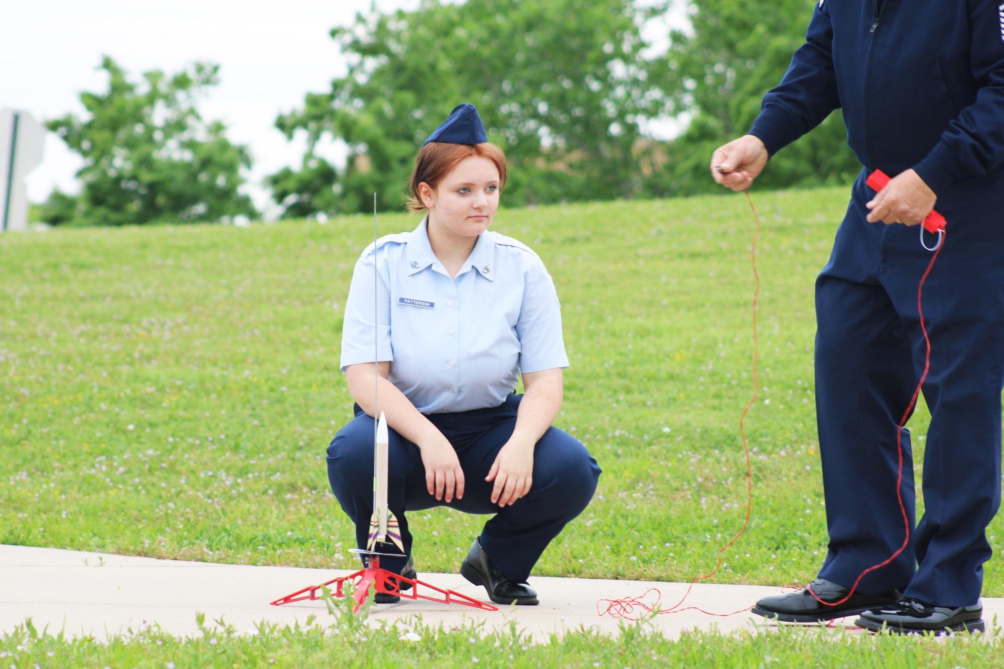 AFJROTC shooting rockets (photos by Emma Searle)