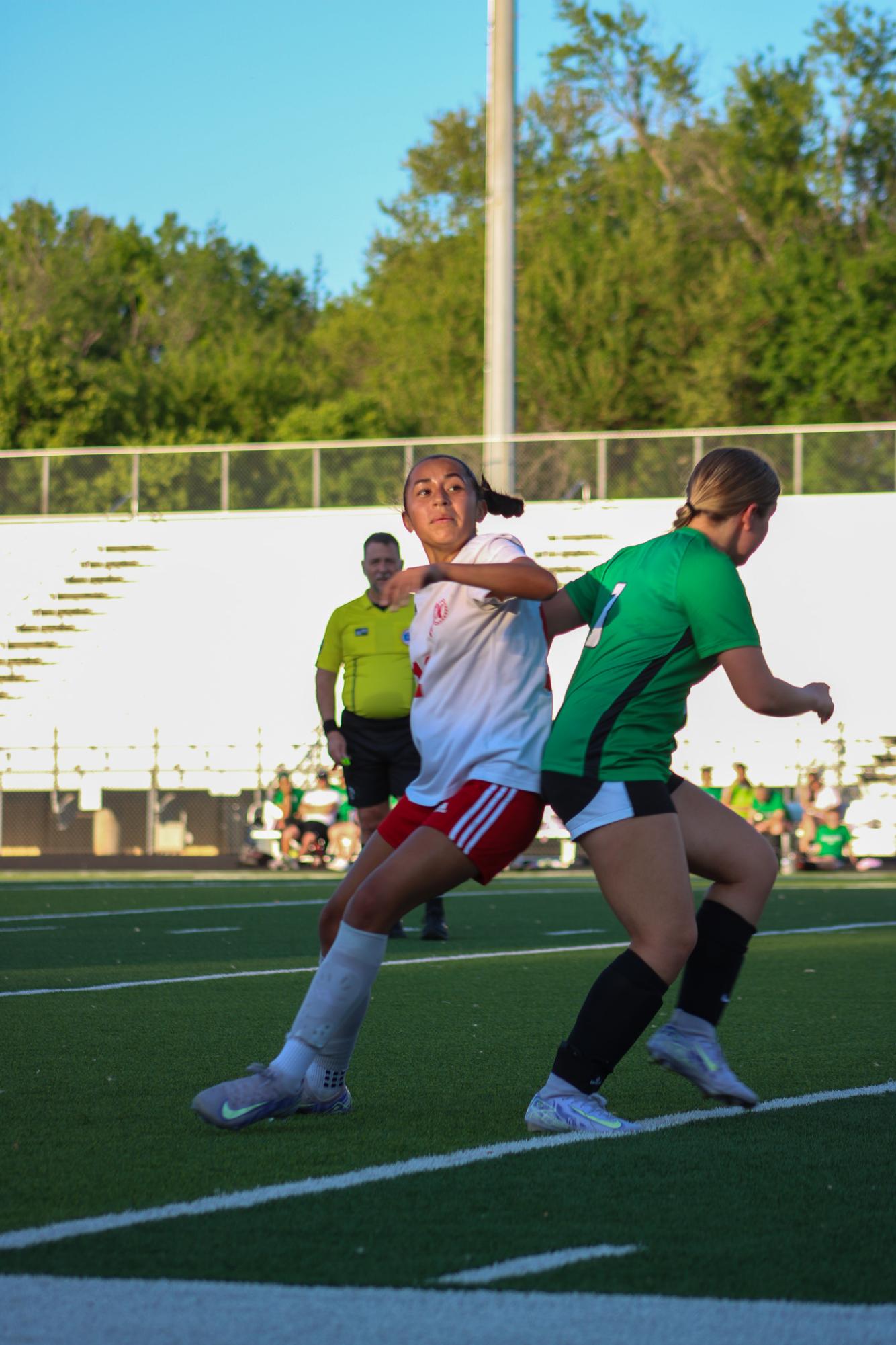 Girls varsity soccer vs. Wichita North (Photo by Delainey Stephenson)