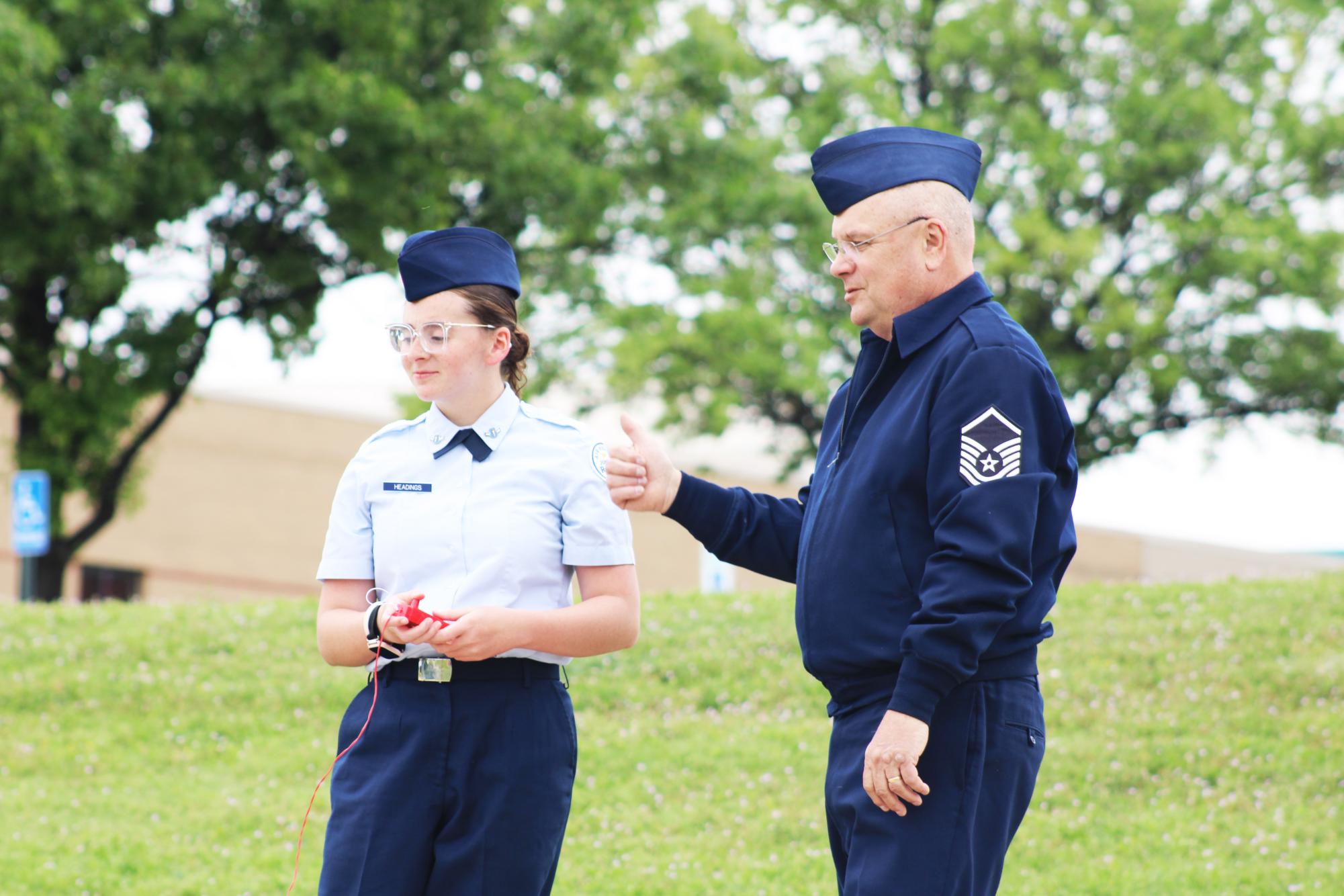 AFJROTC shooting rockets (photos by Emma Searle)