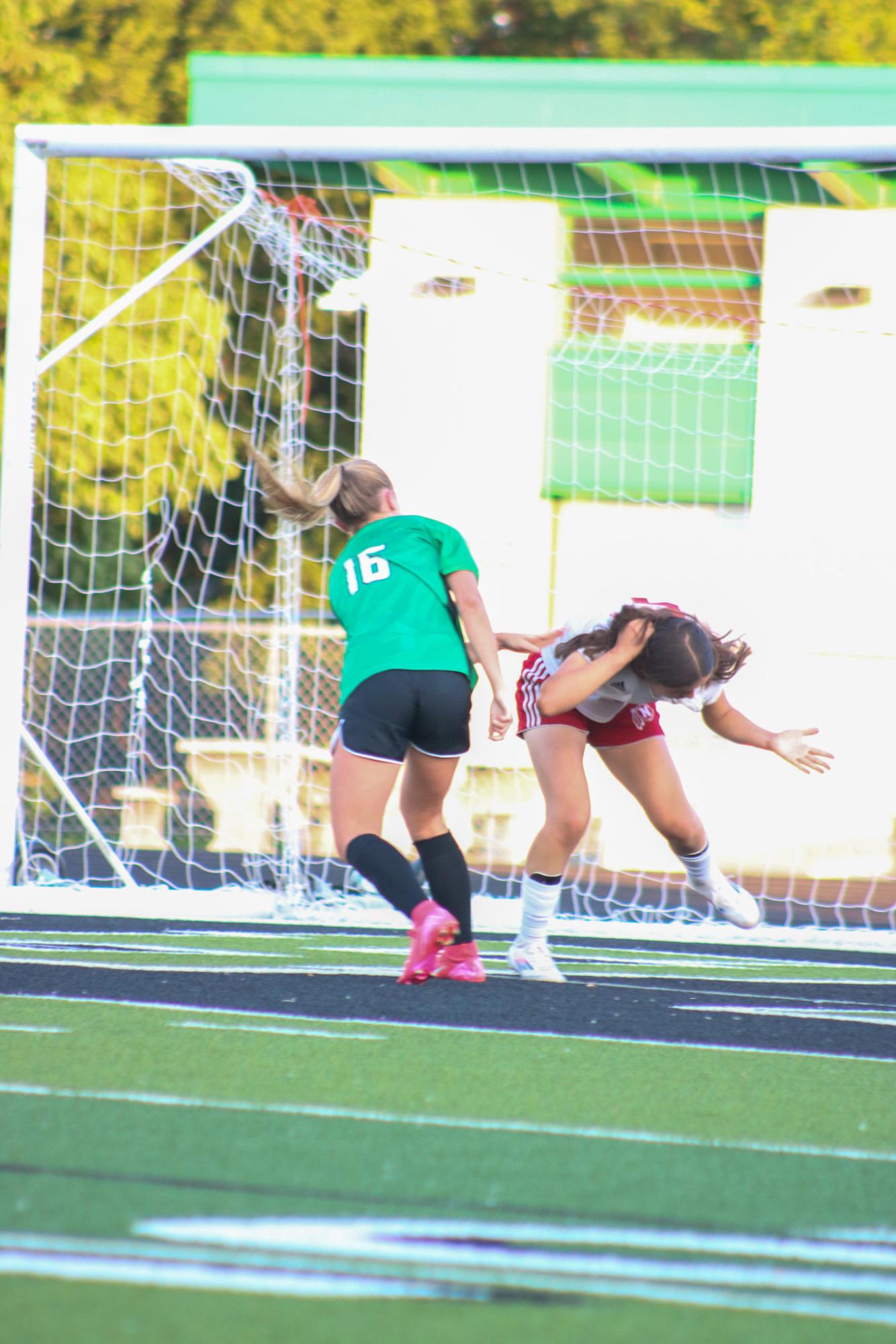 Girls varsity soccer vs. Wichita North (Photo by Delainey Stephenson)