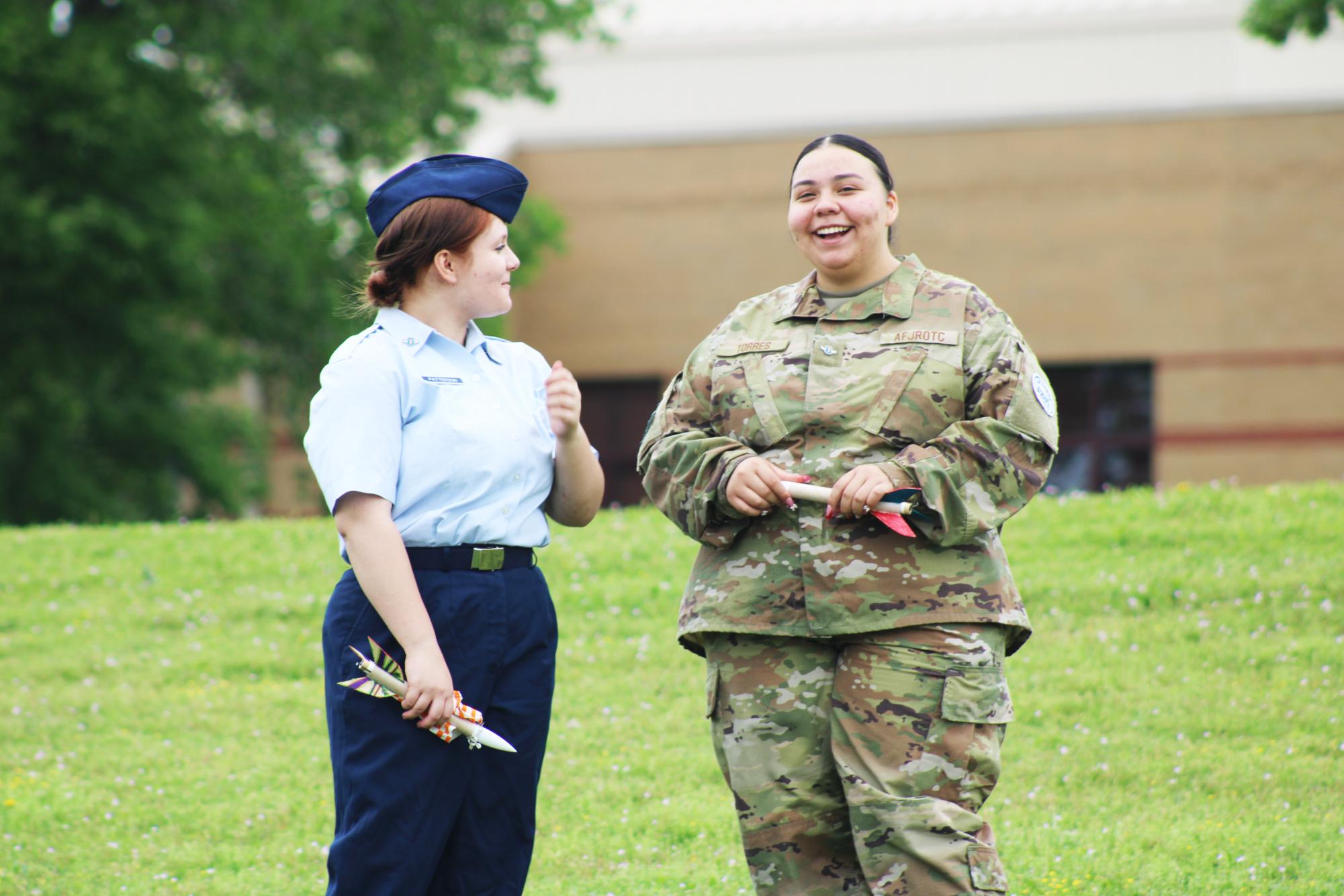 AFJROTC shooting rockets (photos by Emma Searle)