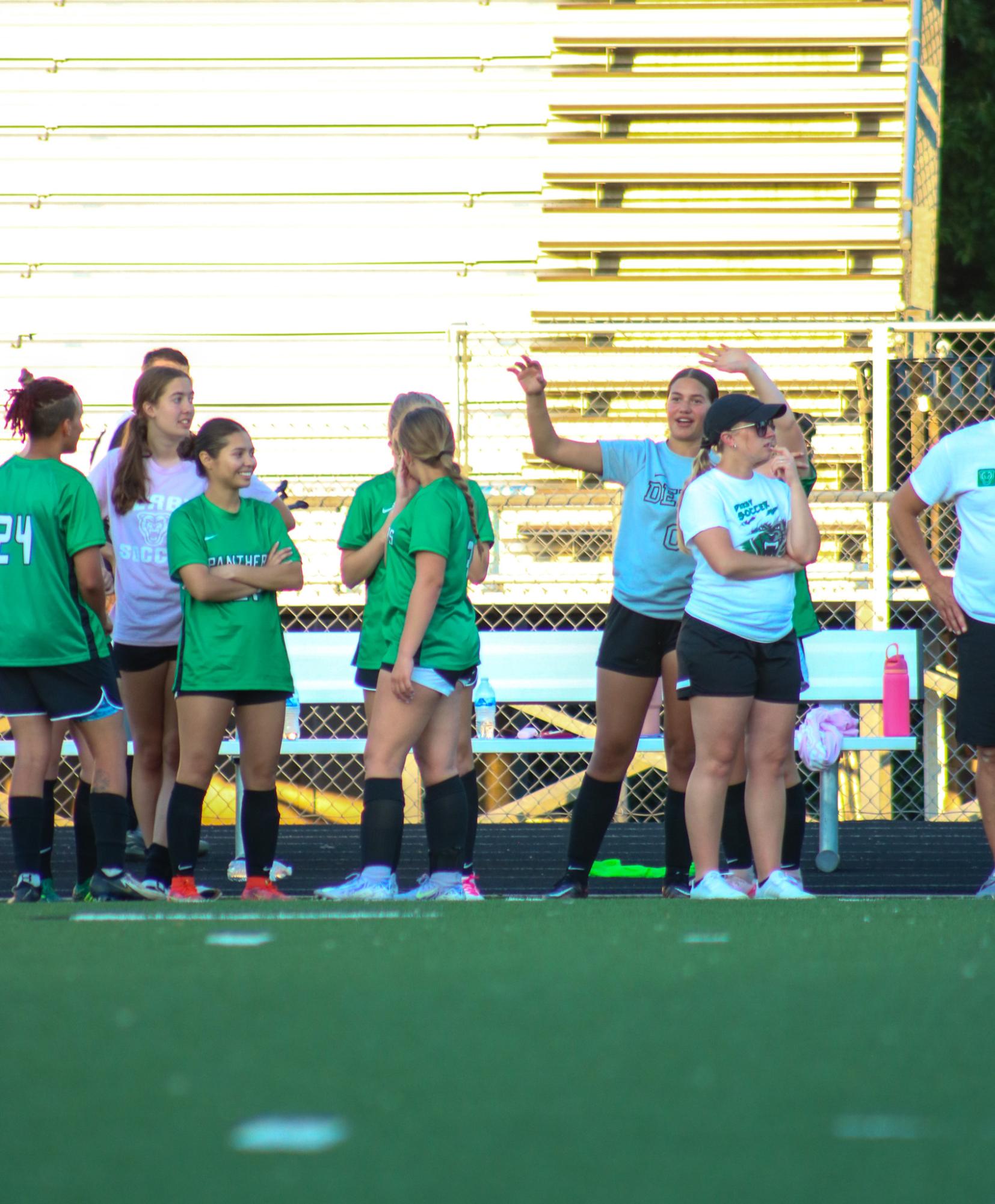 Girls varsity soccer vs. Wichita North (Photo by Delainey Stephenson)