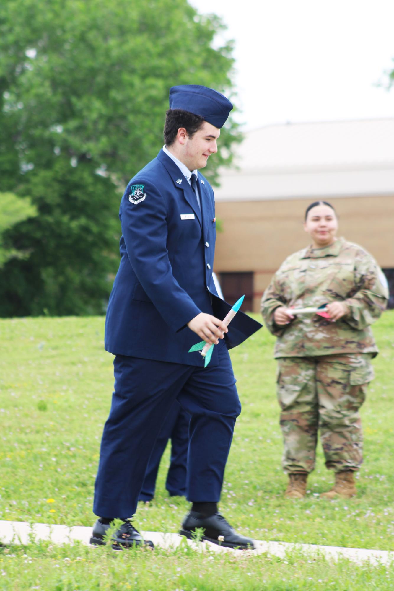 AFJROTC shooting rockets (photos by Emma Searle)