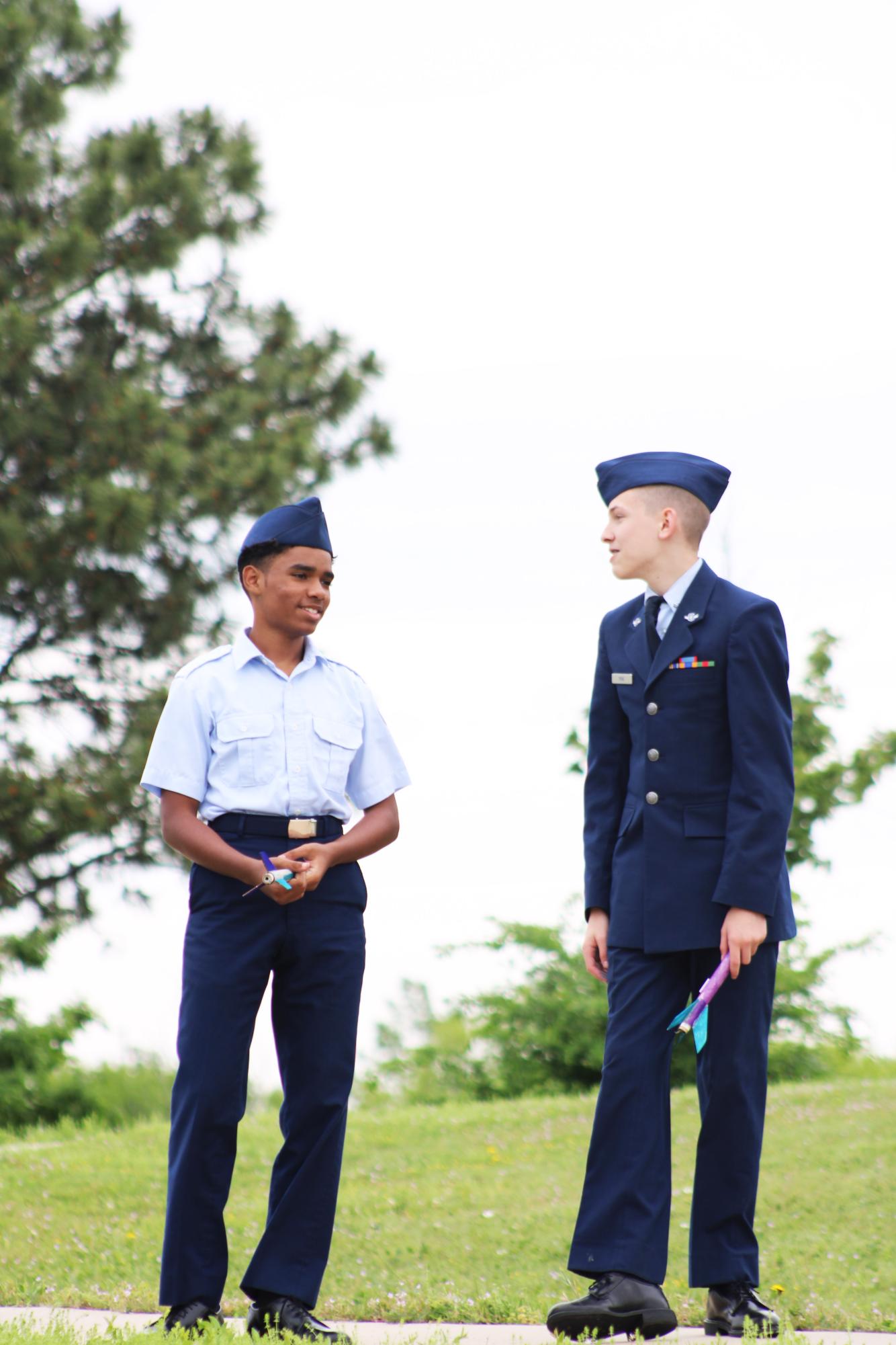 AFJROTC shooting rockets (photos by Emma Searle)
