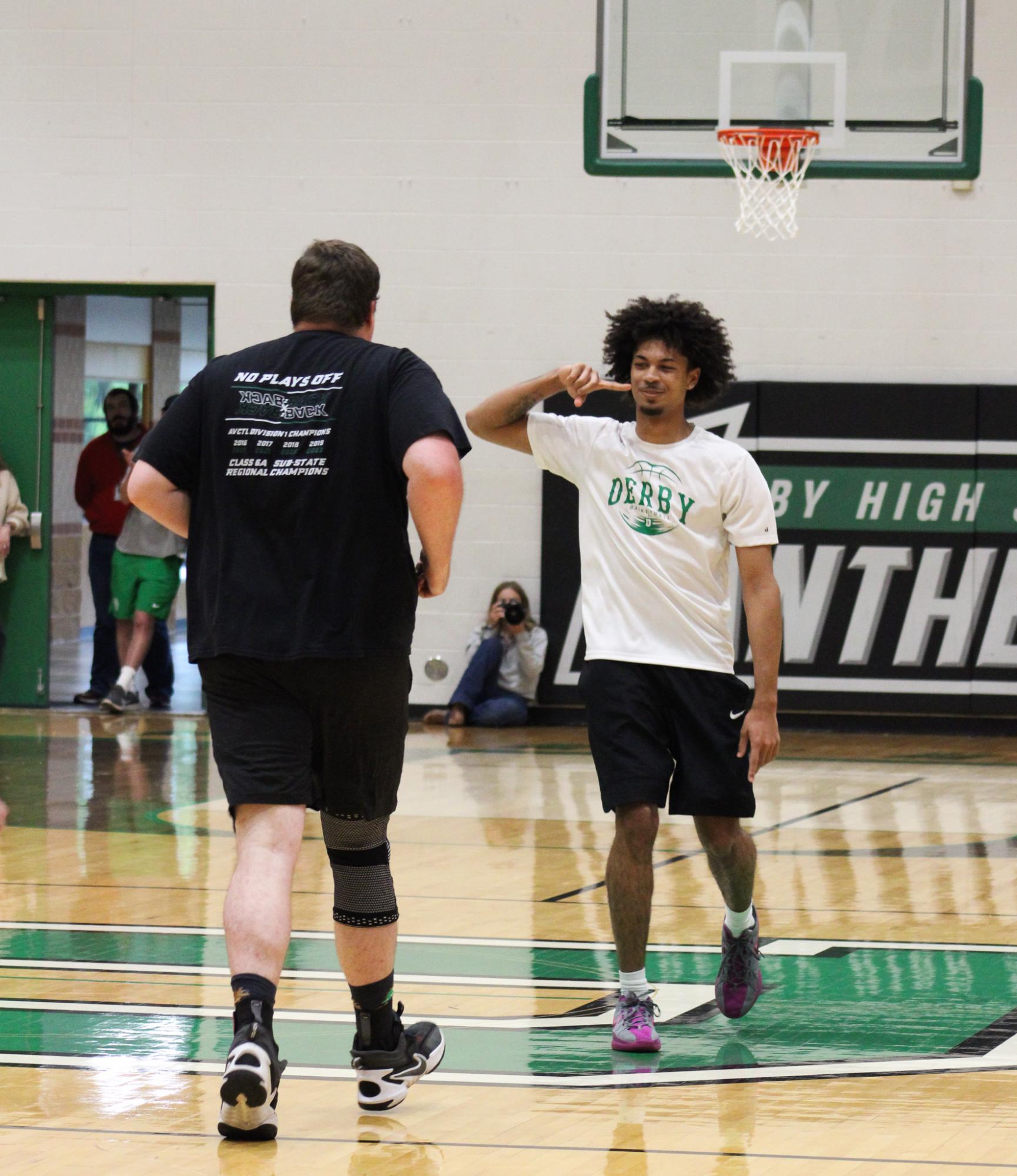 Senior vs Staff Basketball Game (Photos by Abbie Villarreal)
