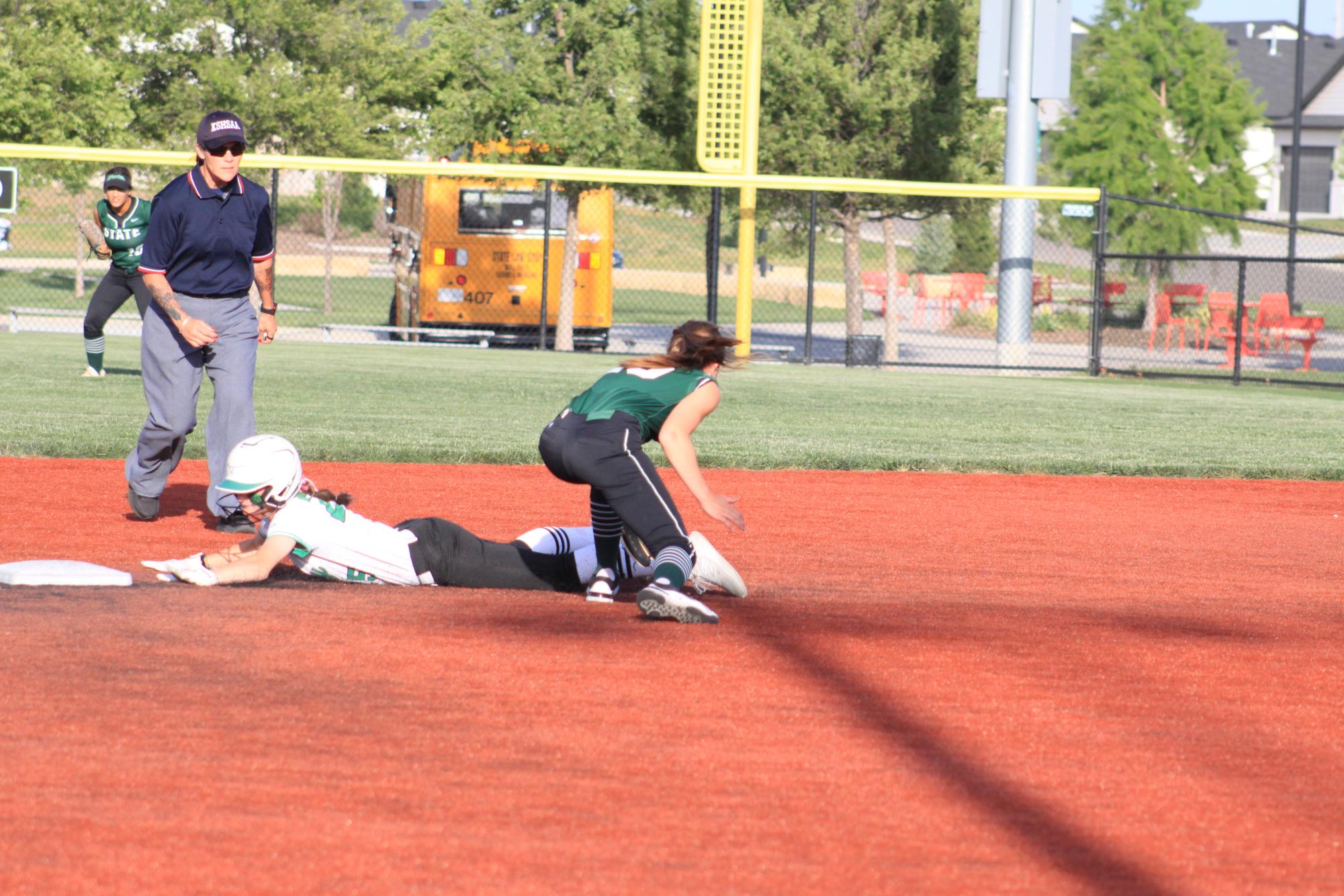 Girls softball vs. Dodge City (Photos by Emmersyn Bonebrake)