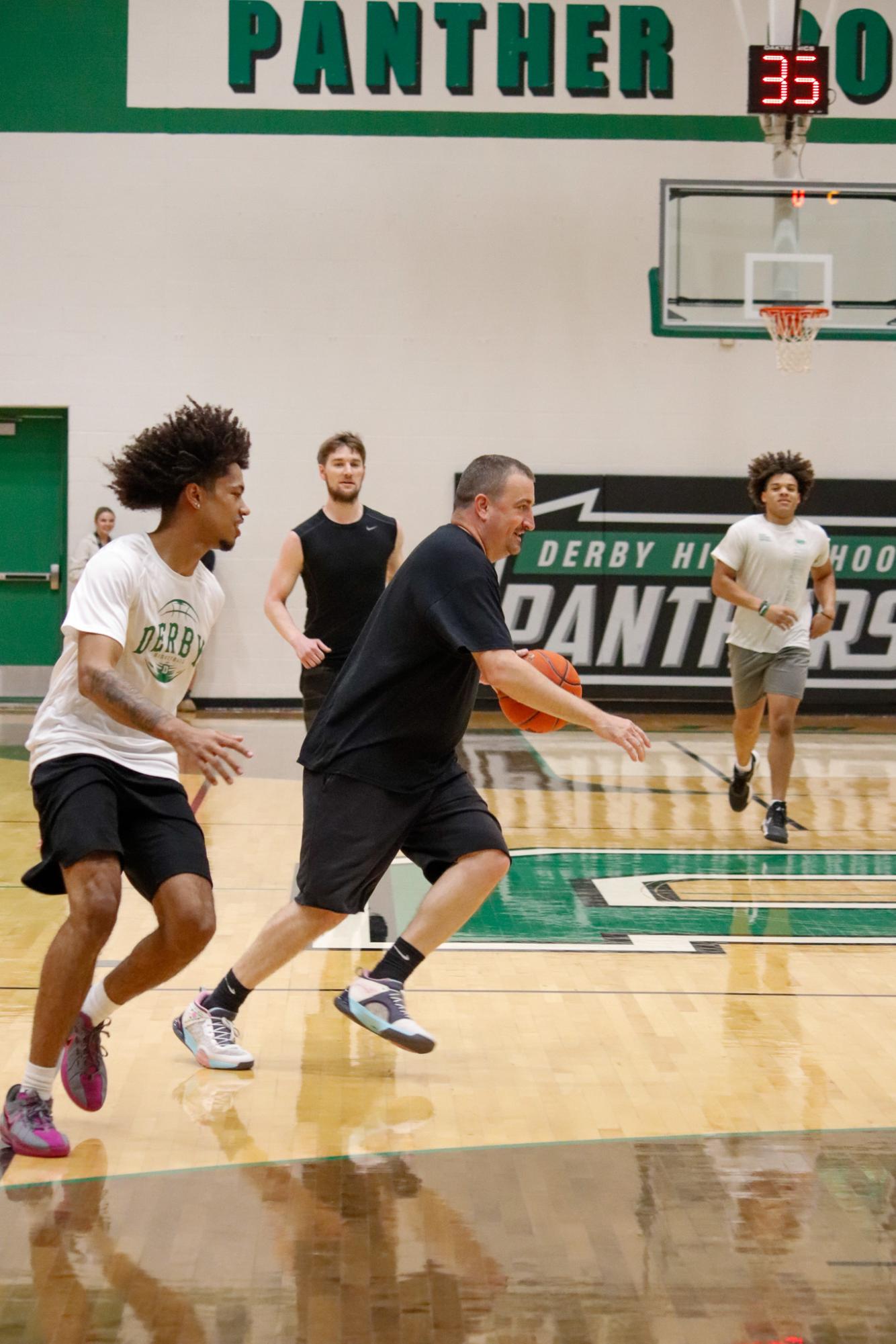 Seniors vs. Staff (Photos by Delainey Stephenson)