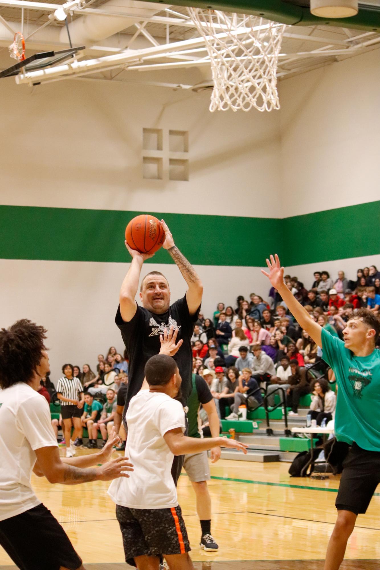 Seniors vs. Staff (Photos by Delainey Stephenson)