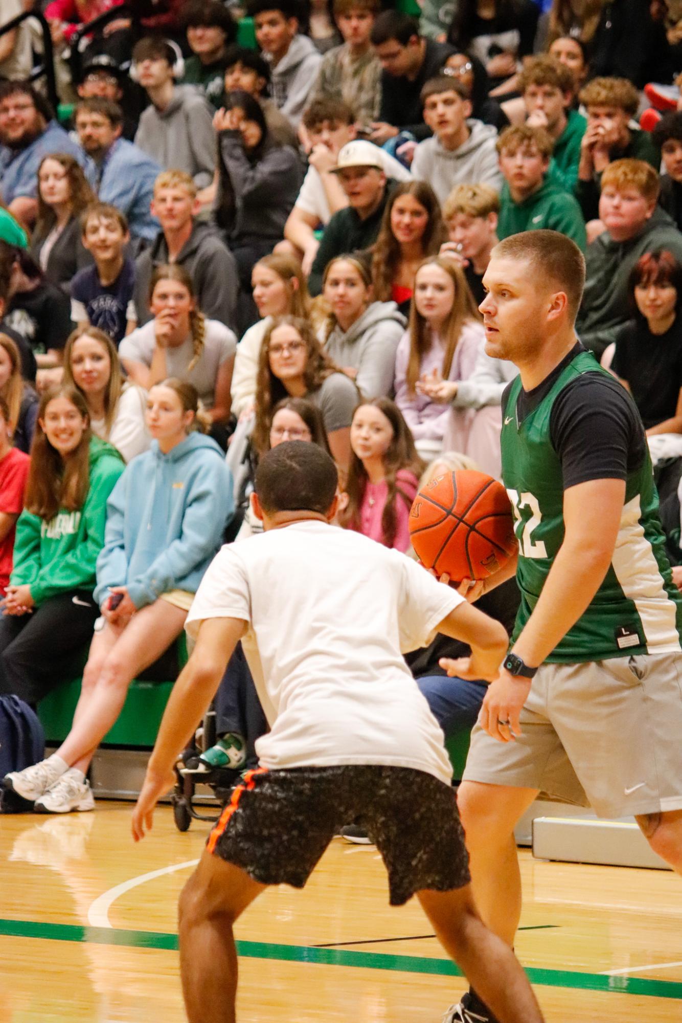 Seniors vs. Staff (Photos by Delainey Stephenson)