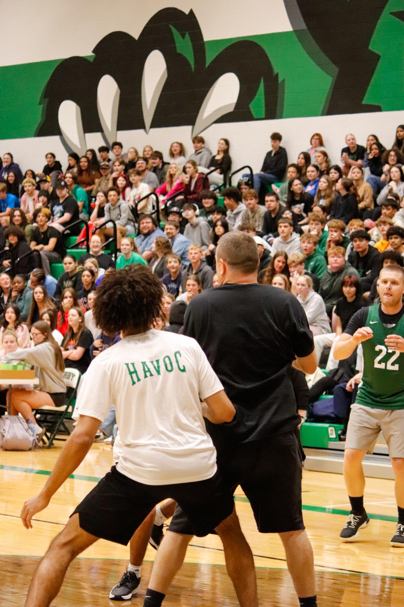 Seniors vs. Staff (Photos by Delainey Stephenson)