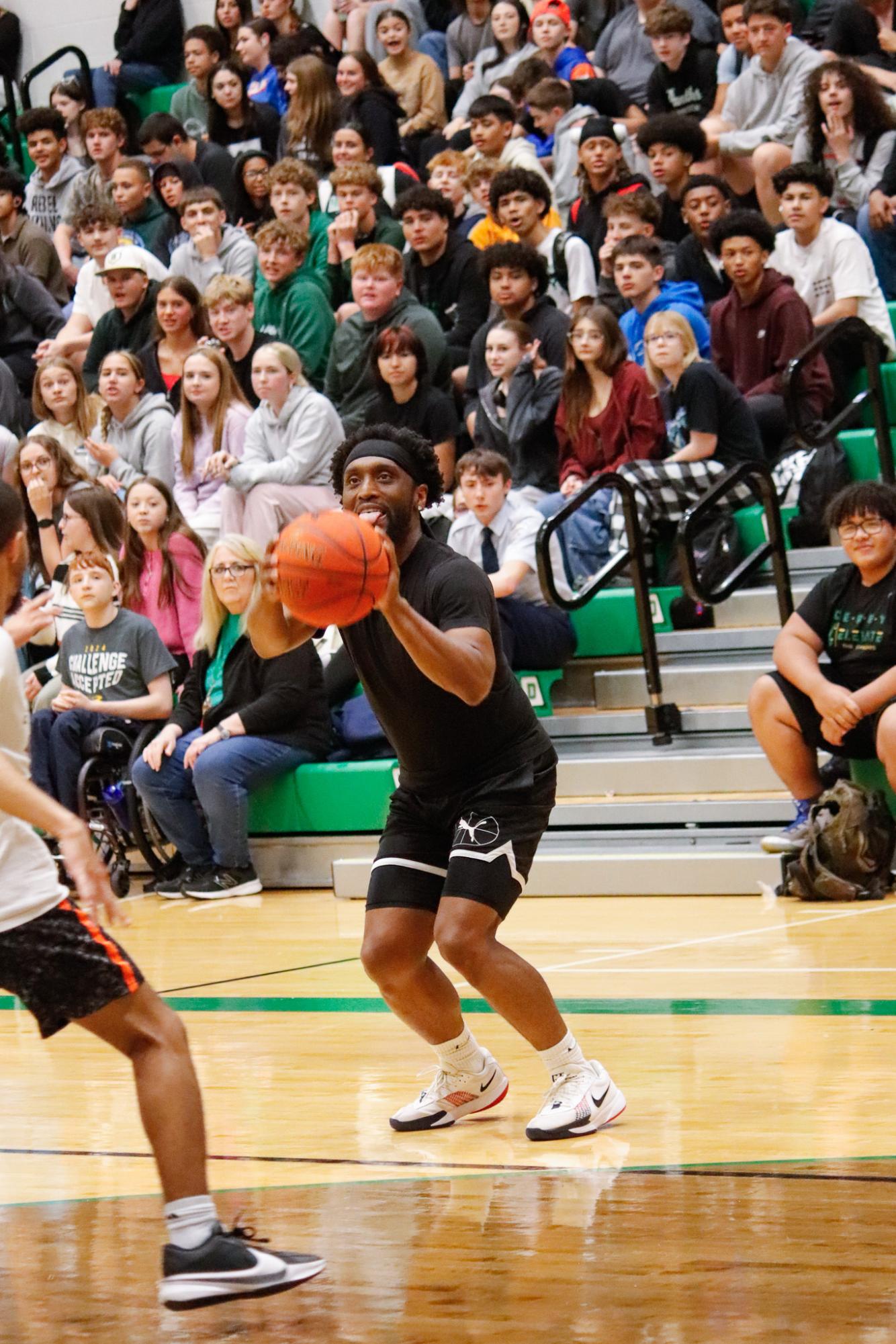 Seniors vs. Staff (Photos by Delainey Stephenson)