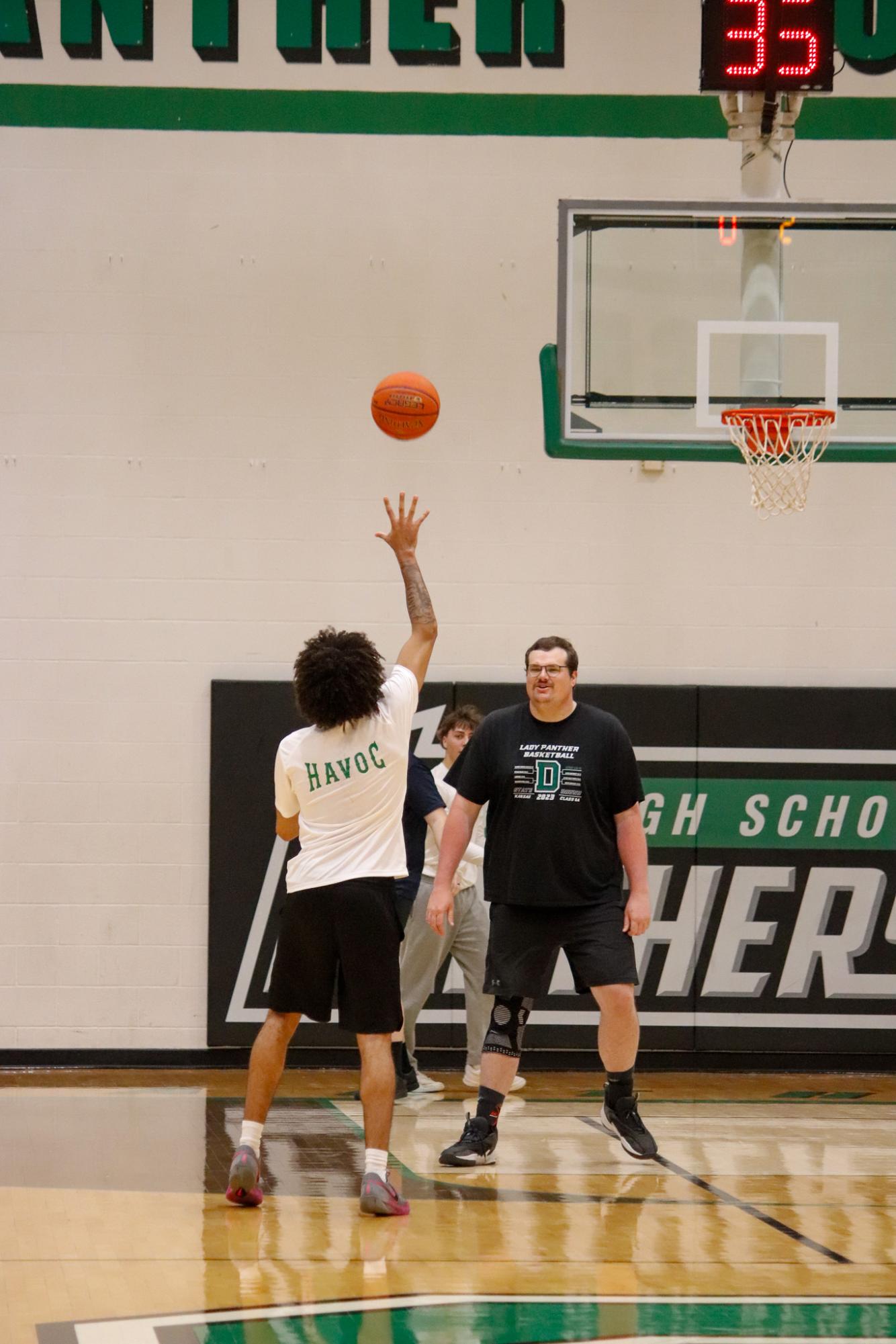 Seniors vs. Staff (Photos by Delainey Stephenson)