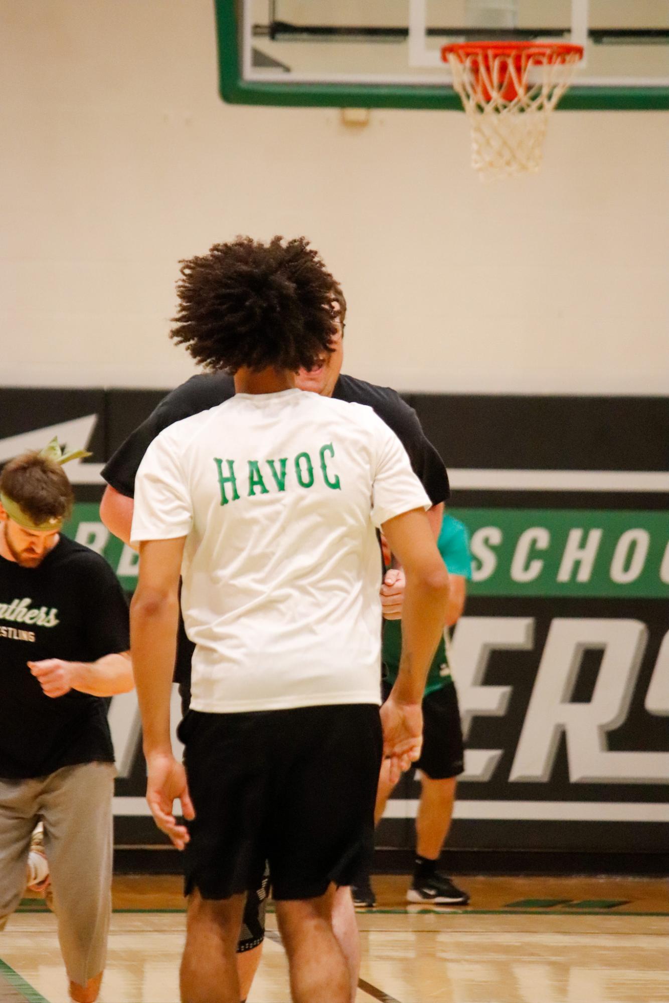 Seniors vs. Staff (Photos by Delainey Stephenson)