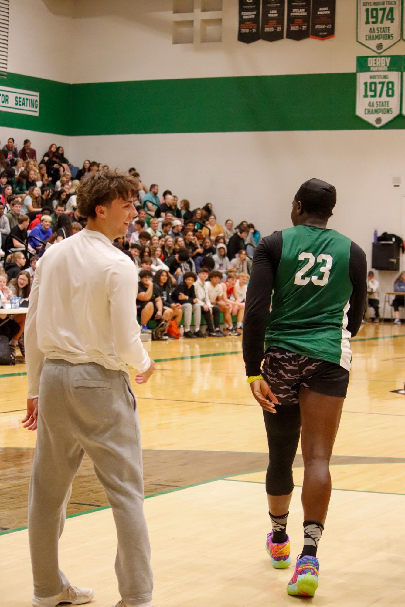 Seniors vs. Staff (Photos by Delainey Stephenson)
