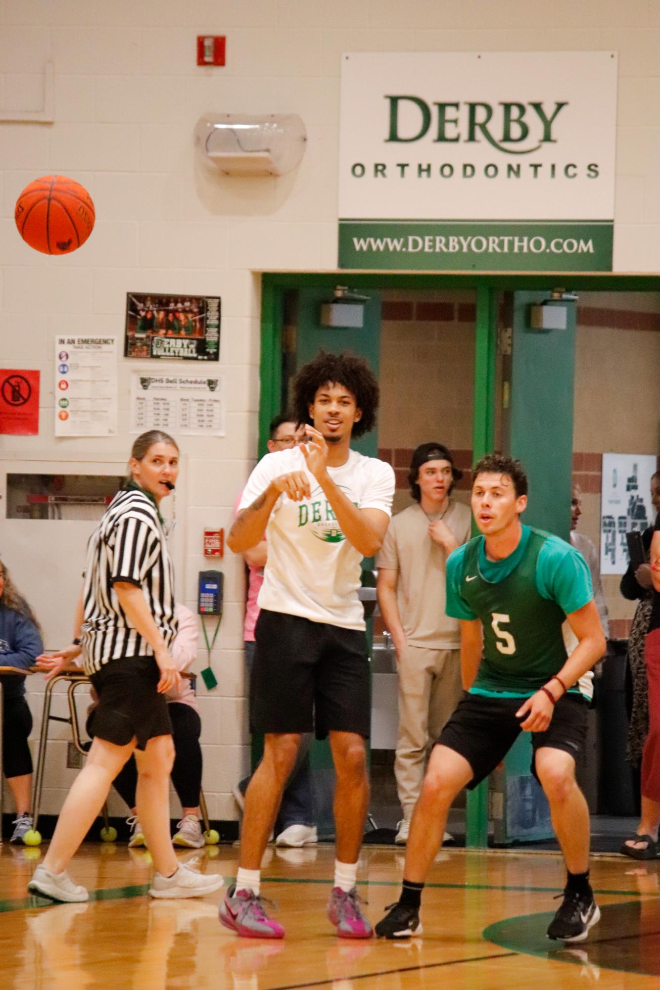 Seniors vs. Staff (Photos by Delainey Stephenson)