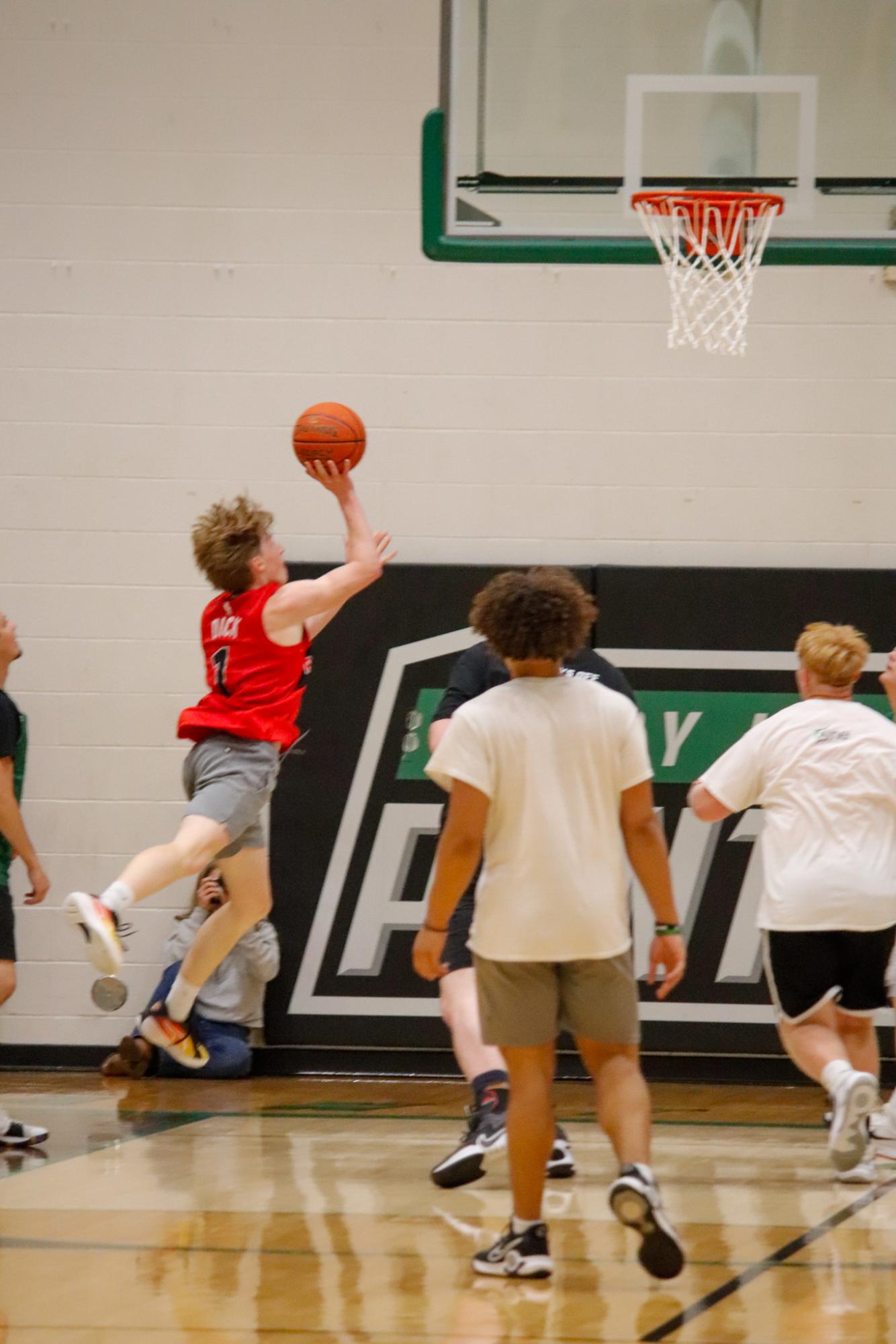 Seniors vs. Staff (Photos by Delainey Stephenson)
