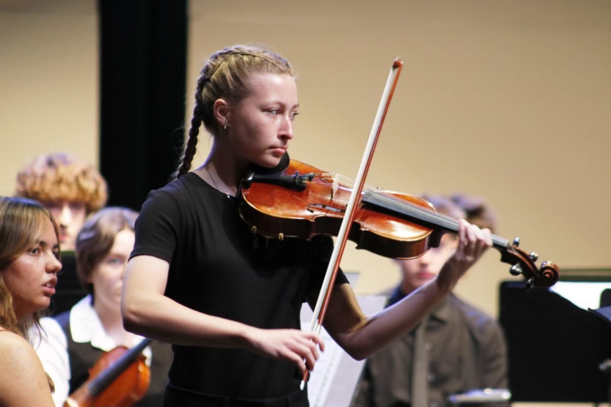 Orchestra had their final concert of the year, with a spotlight on seniors. Awards and recognition were given throughout the night, including regional and state achievements. They showcased some medleys from well-known musicals such as The Greatest Showman and La  La Land as well.