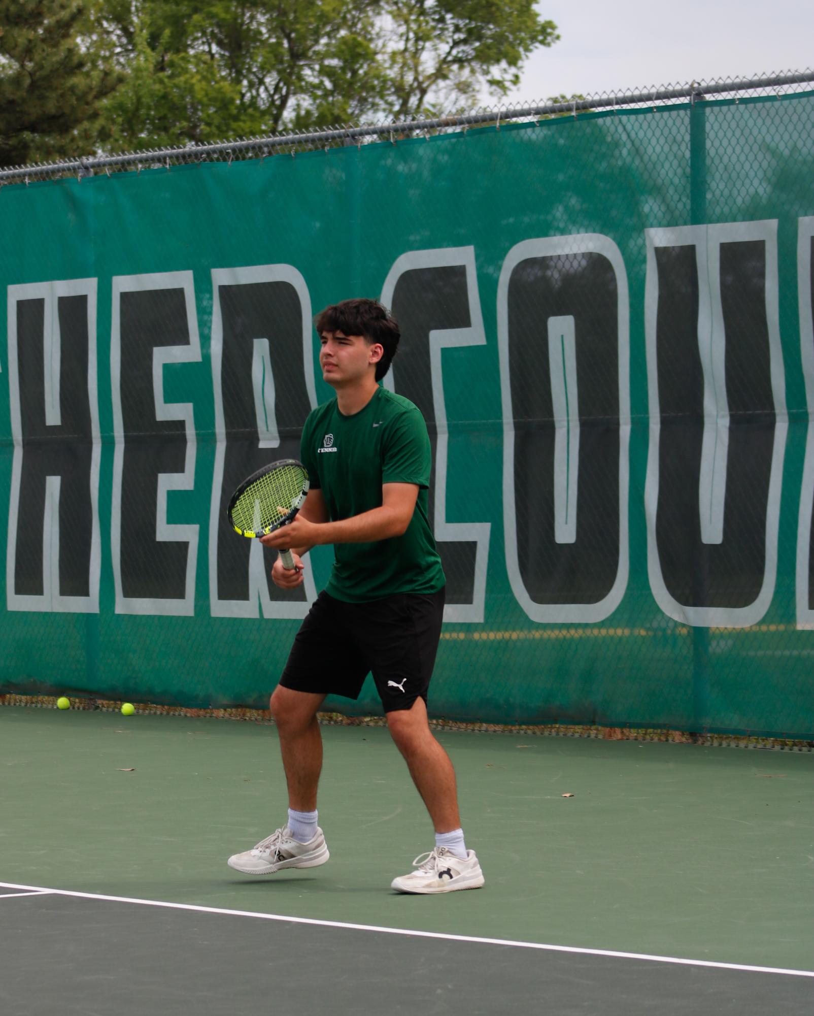 Varsity Tennis League Match (Photos by Abbie Villarreal)