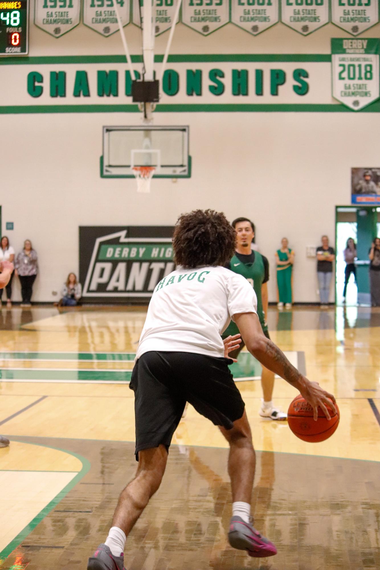 Seniors vs. Staff (Photos by Delainey Stephenson)