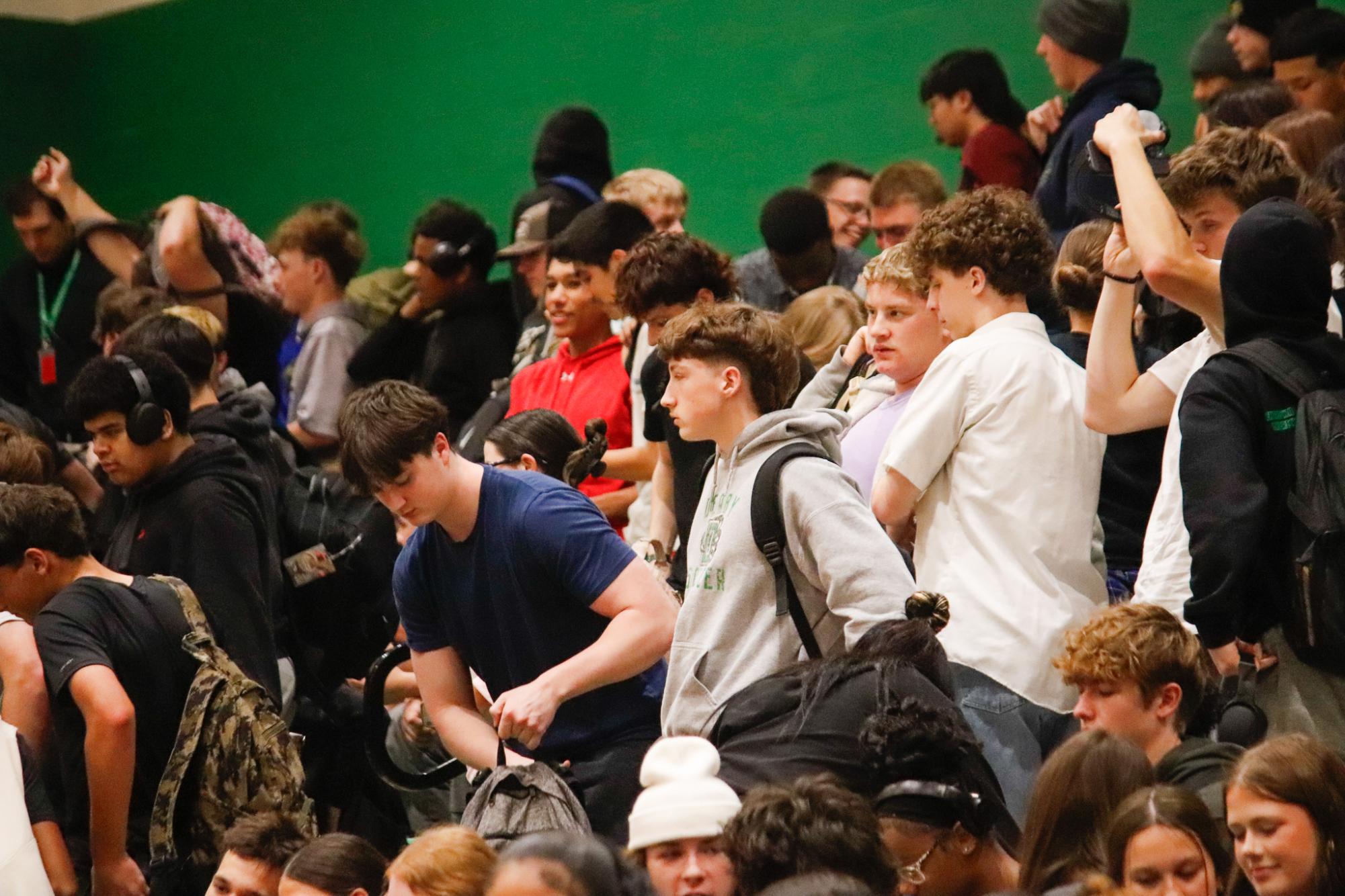Seniors vs. Staff (Photos by Delainey Stephenson)