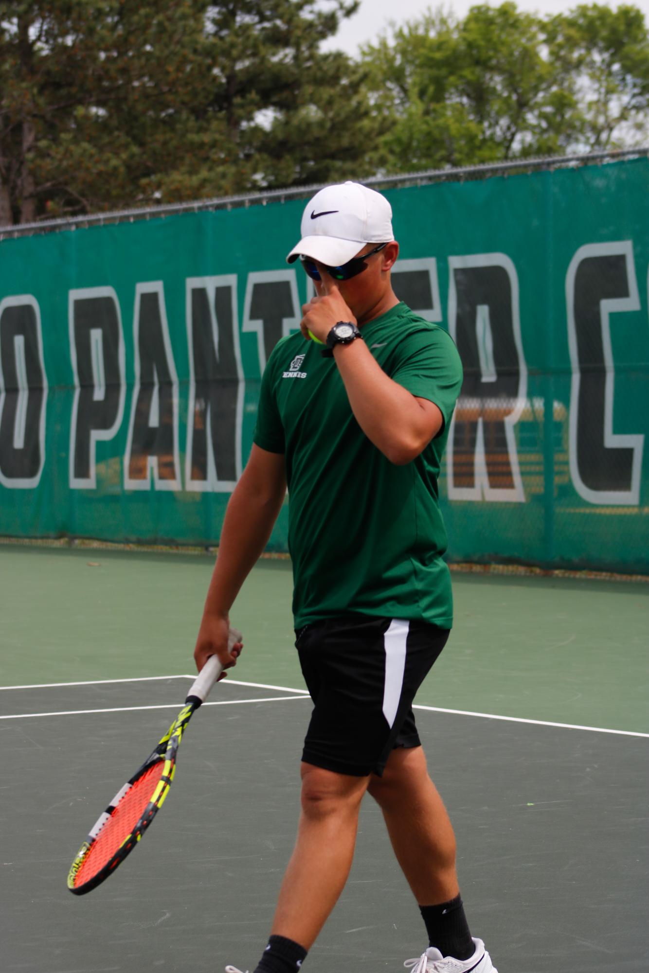 Varsity Tennis League Match (Photos by Abbie Villarreal)