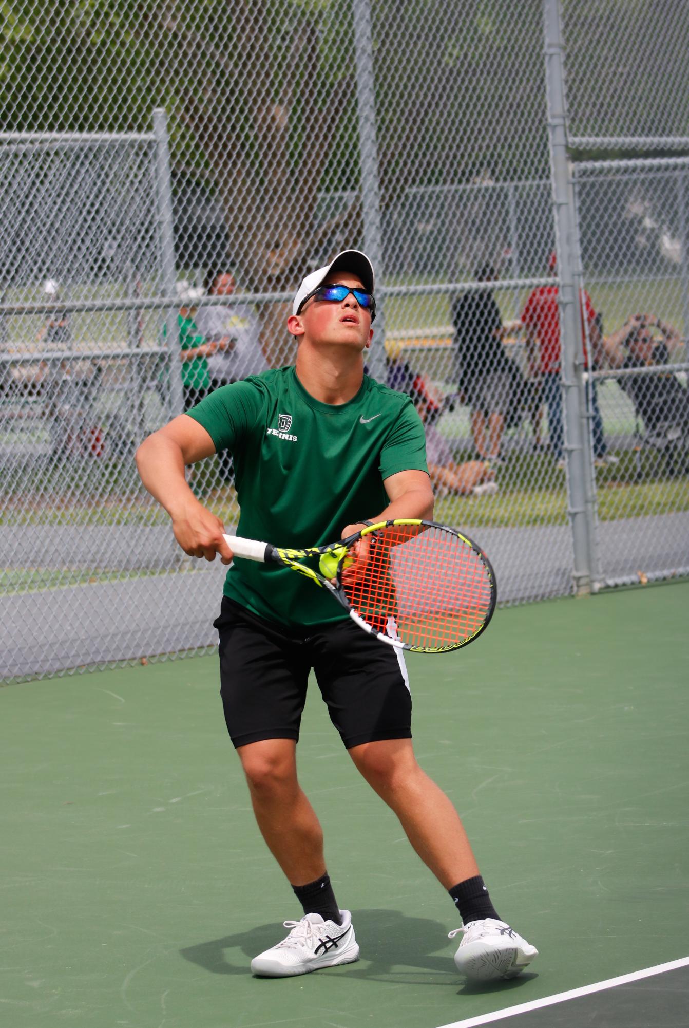 Varsity Tennis League Match (Photos by Abbie Villarreal)