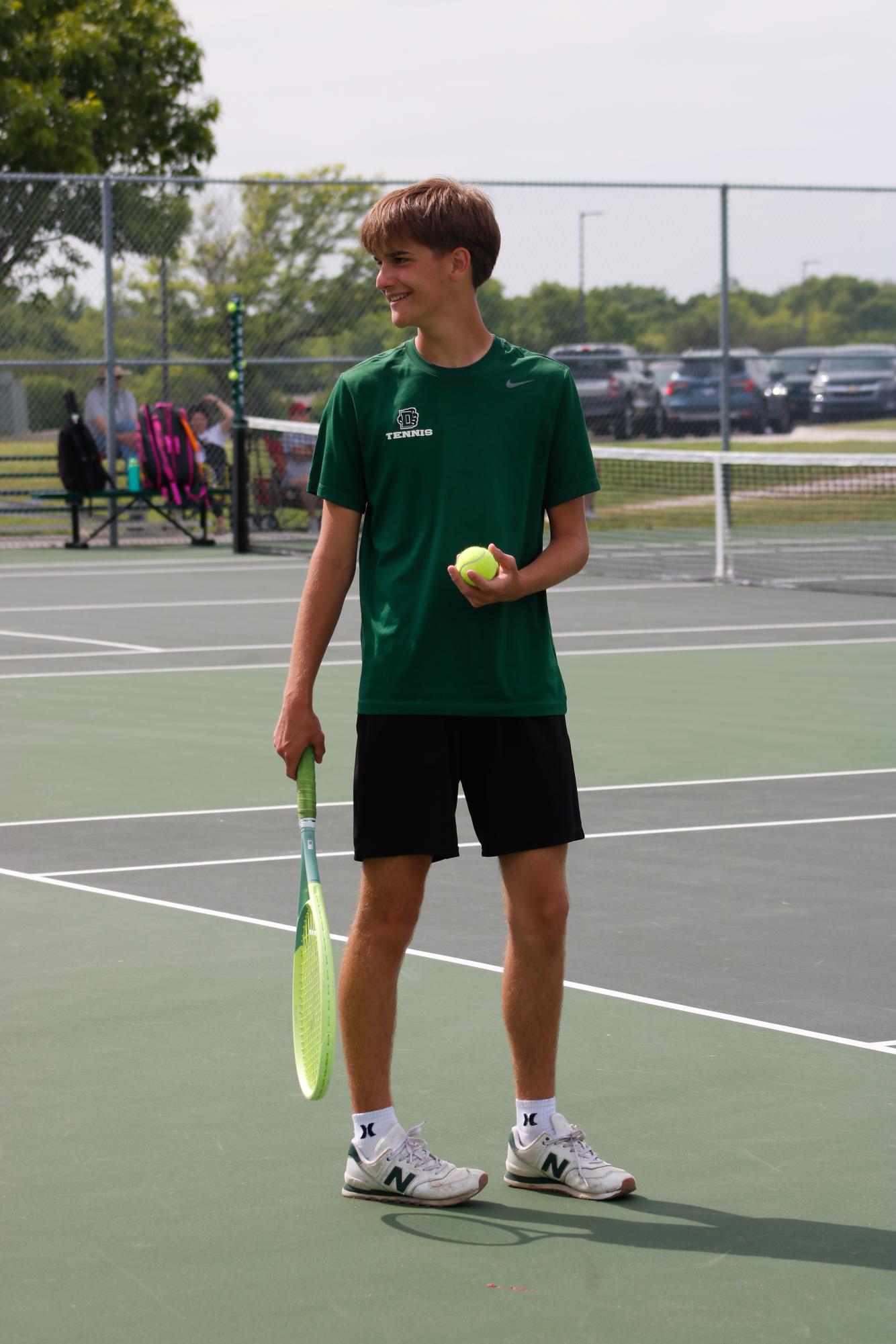 Varsity Tennis League Match (Photos by Abbie Villarreal)